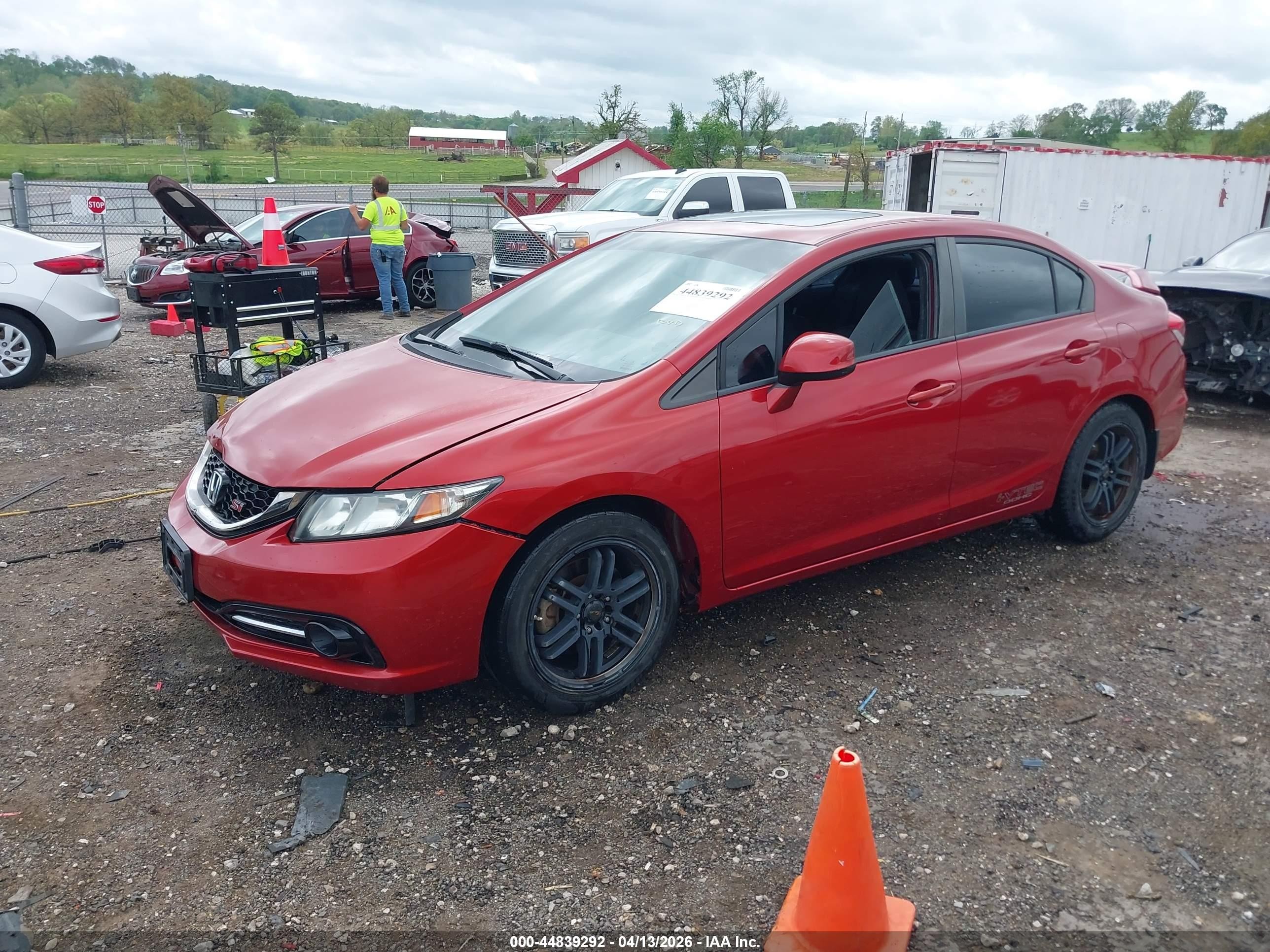 2013 Honda Civic Si Red vin: 2HGFB6E57DH707093
