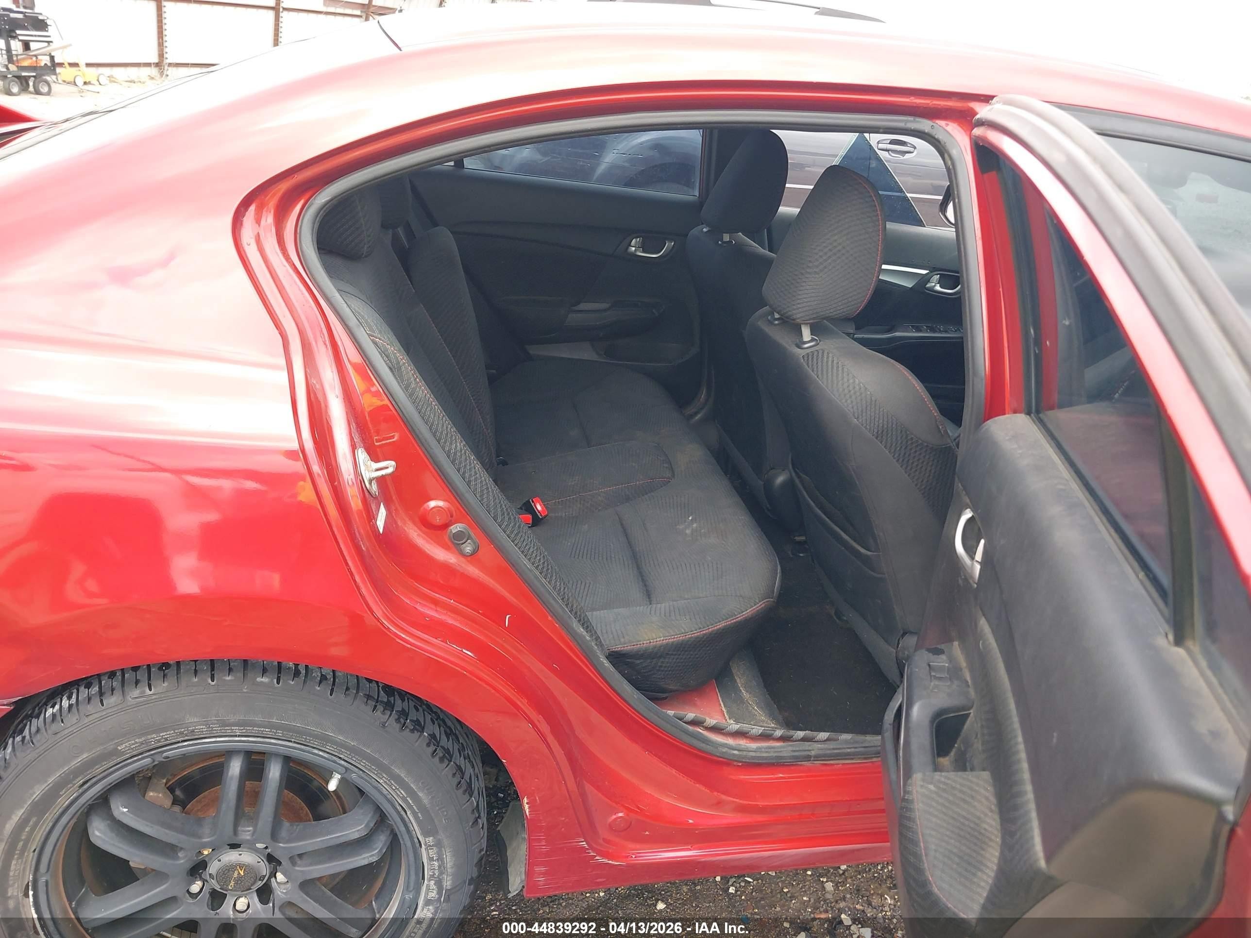 2013 Honda Civic Si Red vin: 2HGFB6E57DH707093