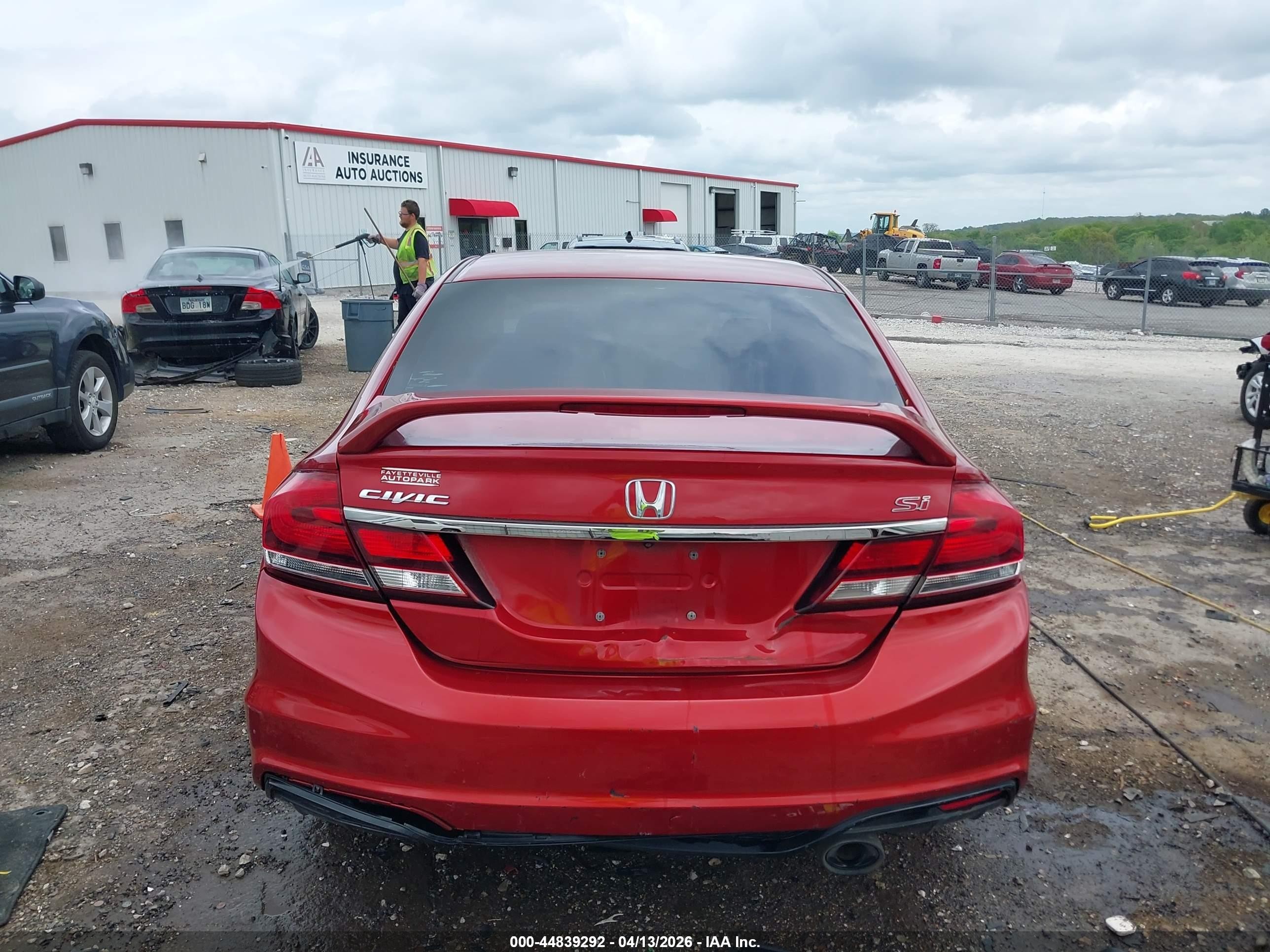 2013 Honda Civic Si Red vin: 2HGFB6E57DH707093
