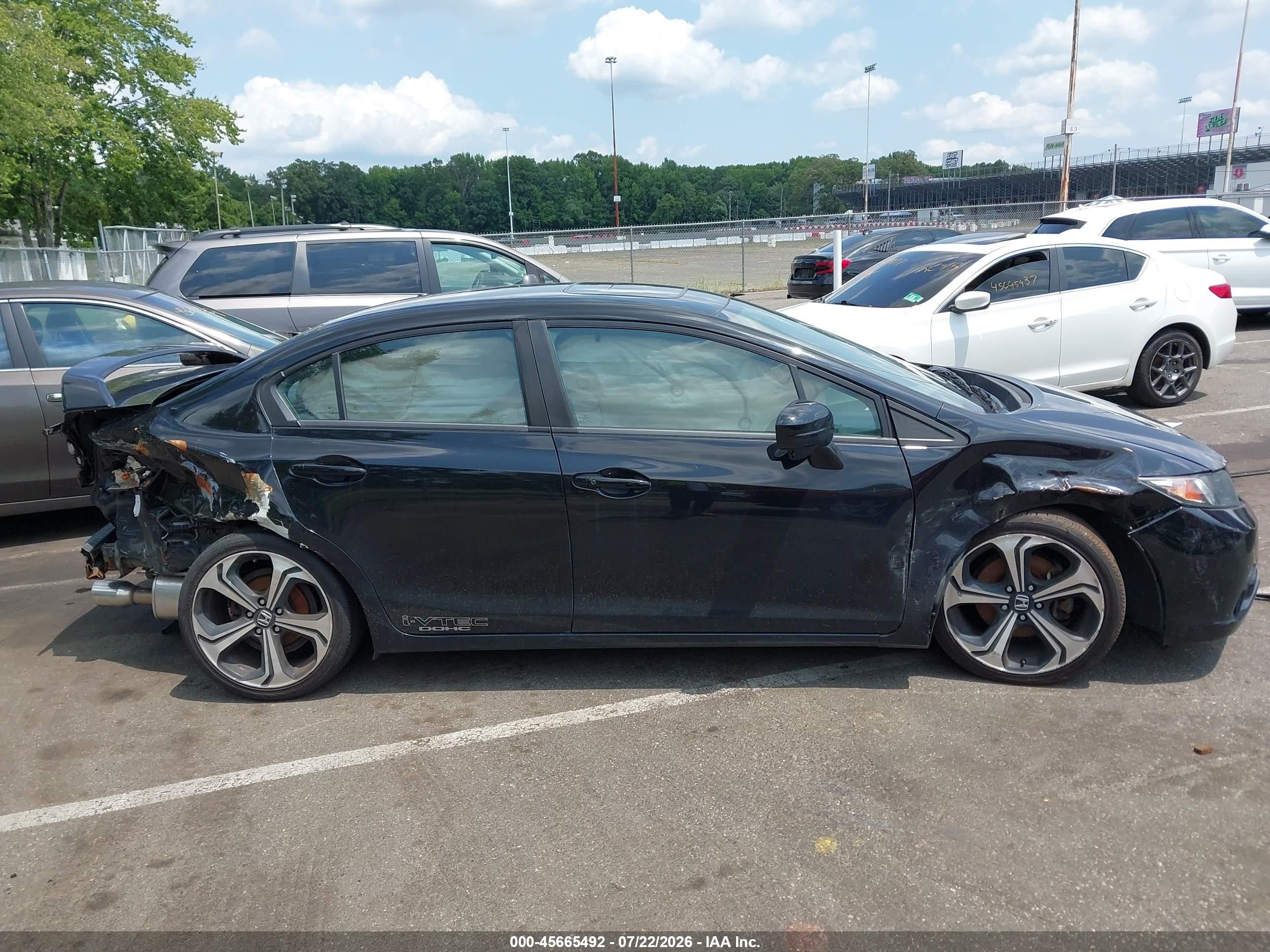 2015 Honda Civic Si Black vin: 2HGFB6E57FH709459