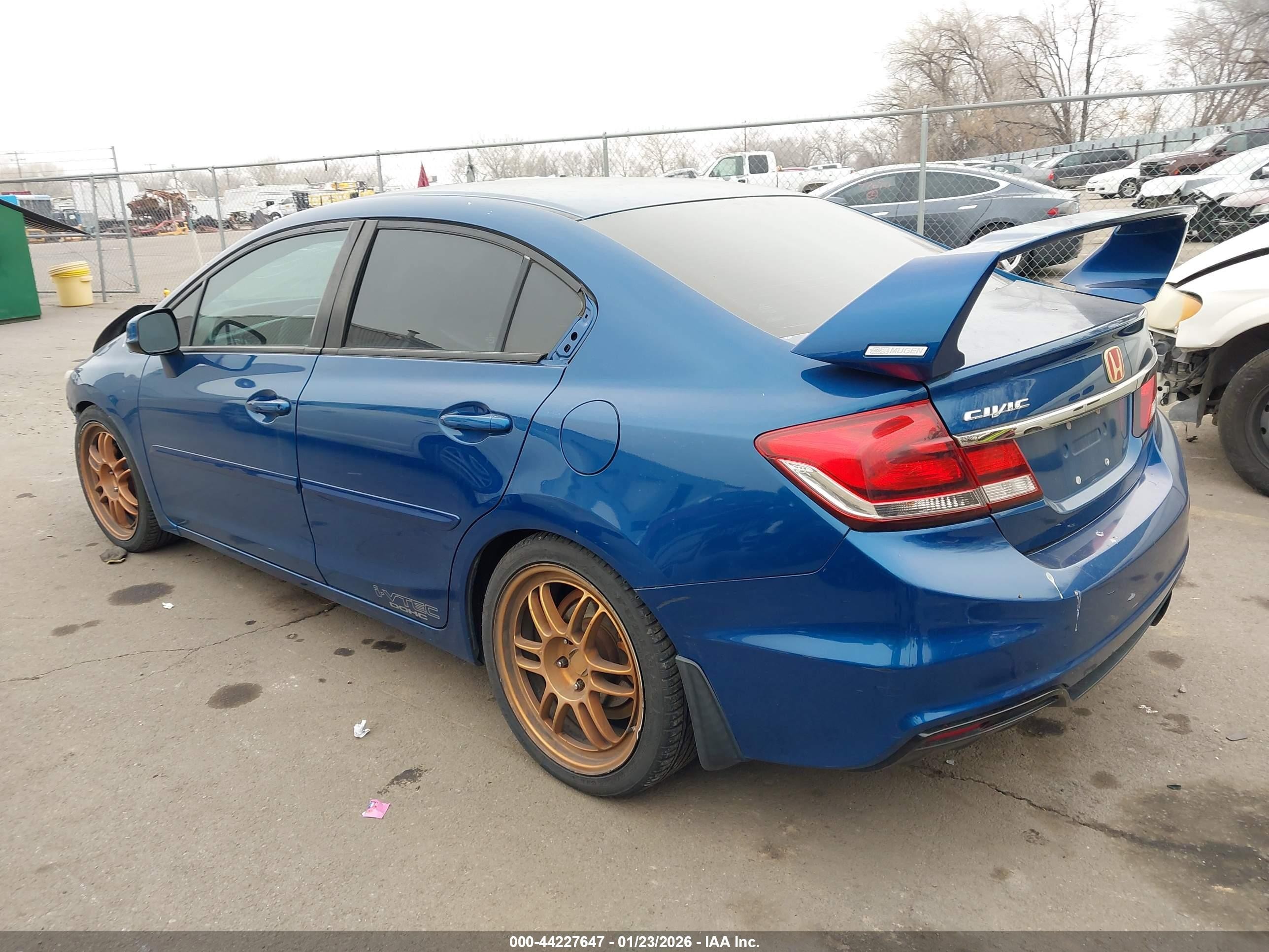 2013 Honda Civic Si Blue vin: 2HGFB6E58DH702176