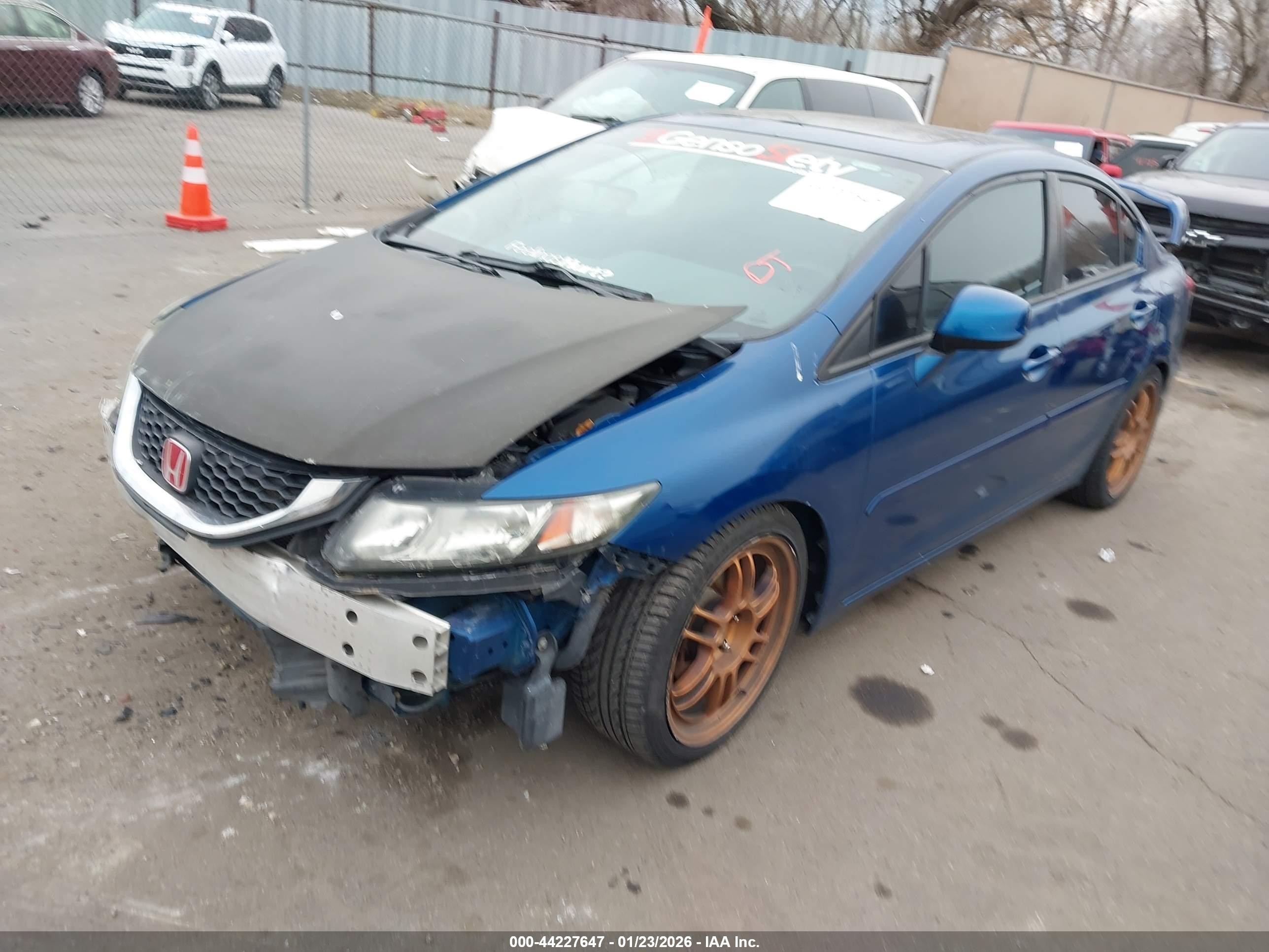 2013 Honda Civic Si Blue vin: 2HGFB6E58DH702176