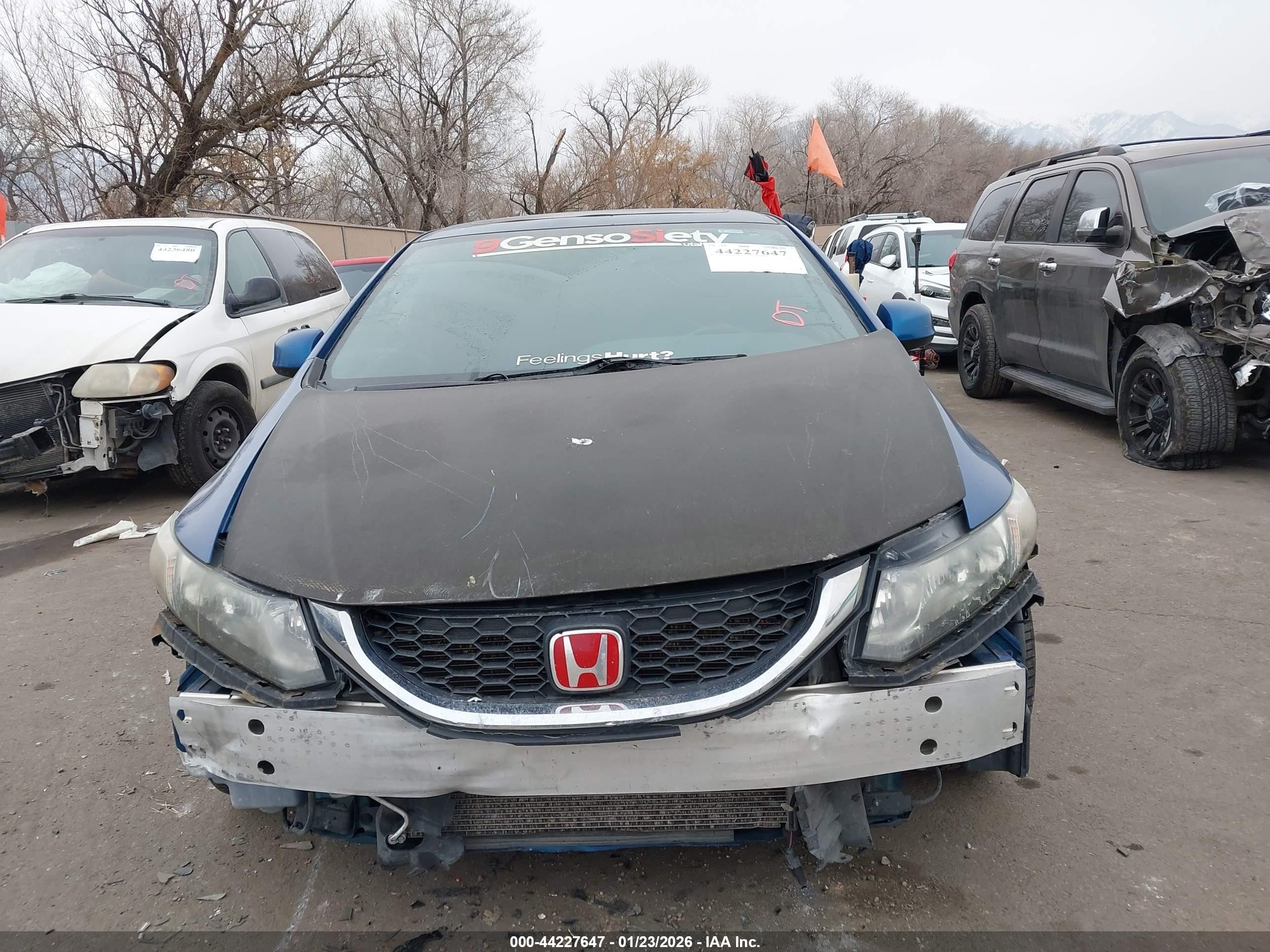 2013 Honda Civic Si Blue vin: 2HGFB6E58DH702176