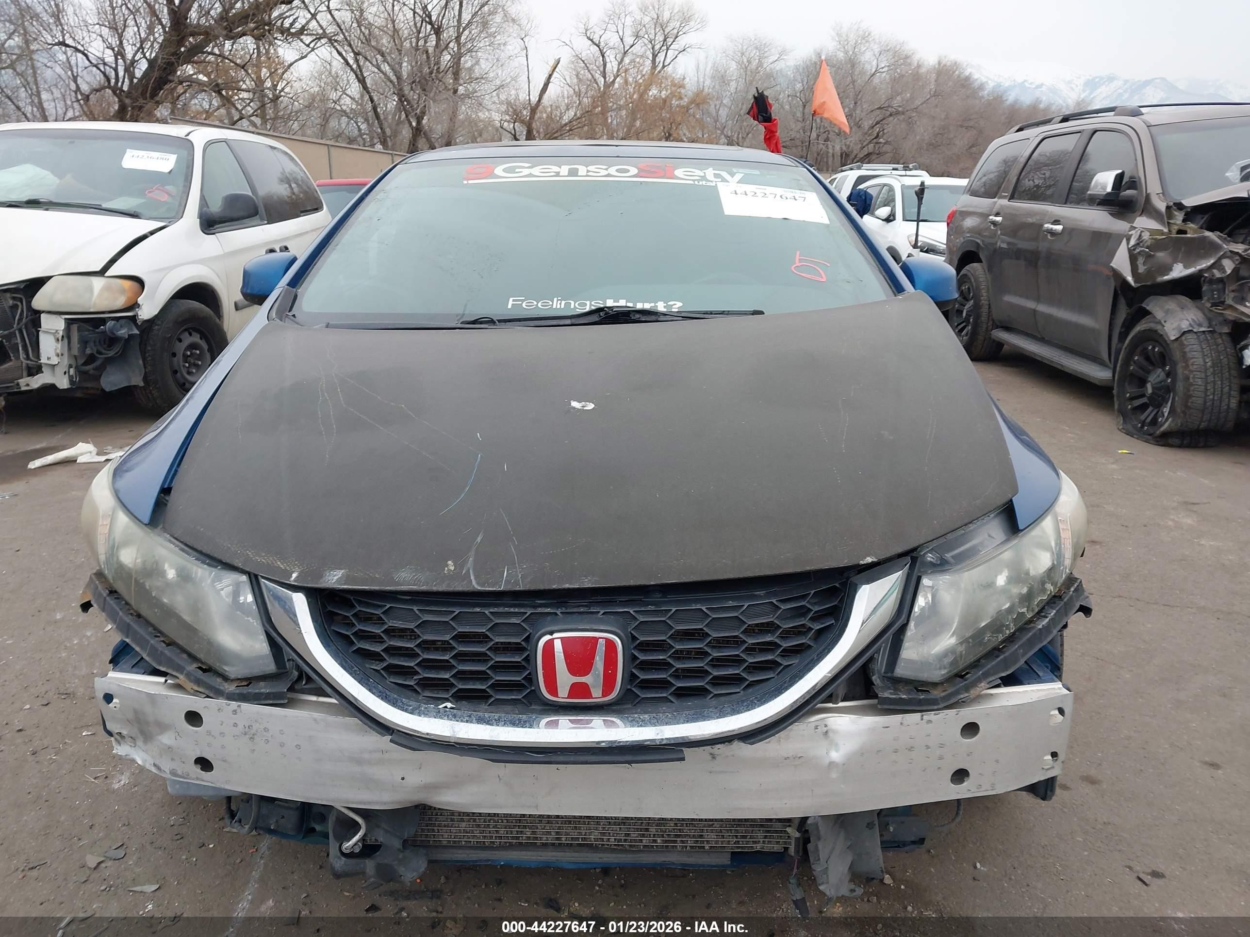2013 Honda Civic Si Blue vin: 2HGFB6E58DH702176