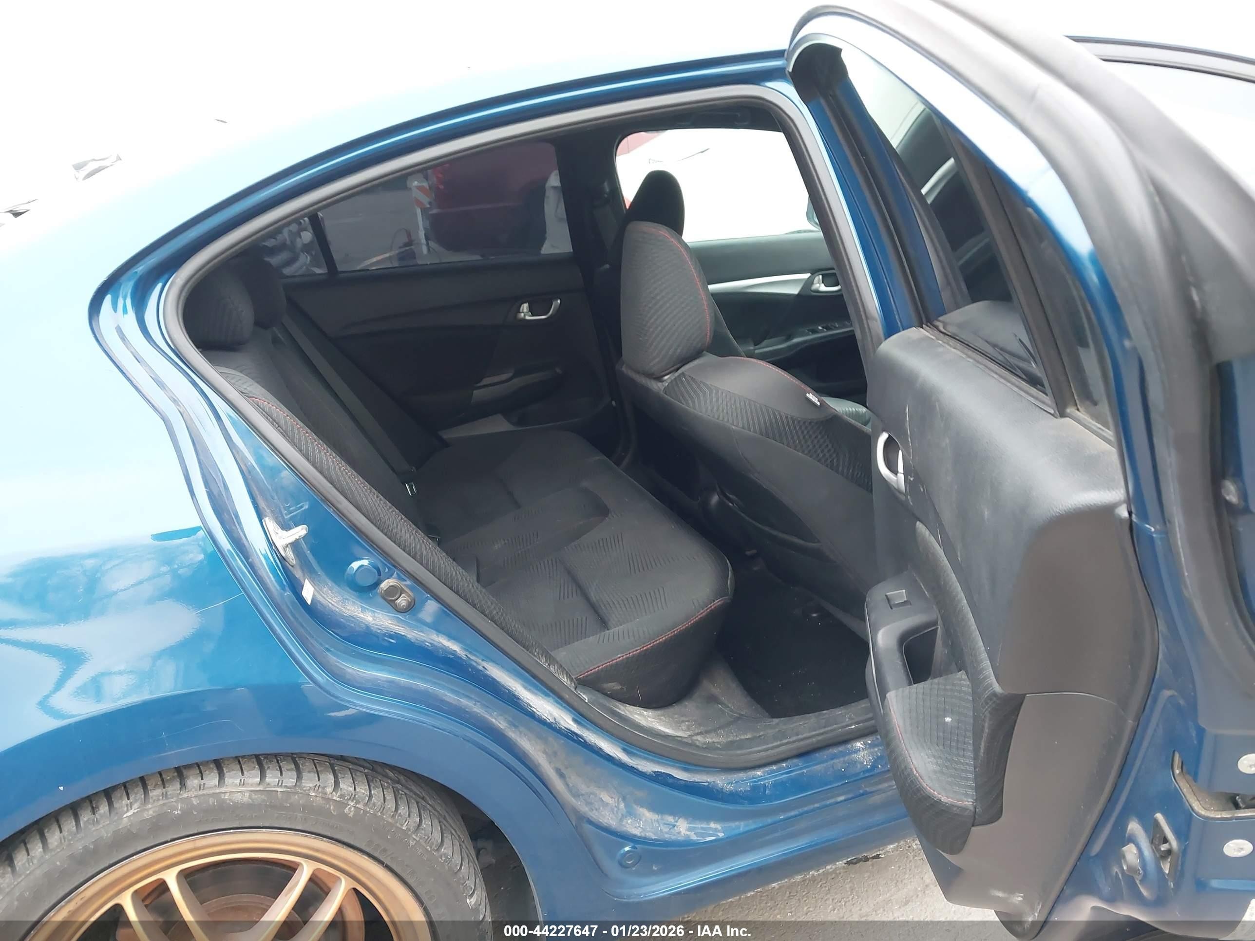 2013 Honda Civic Si Blue vin: 2HGFB6E58DH702176