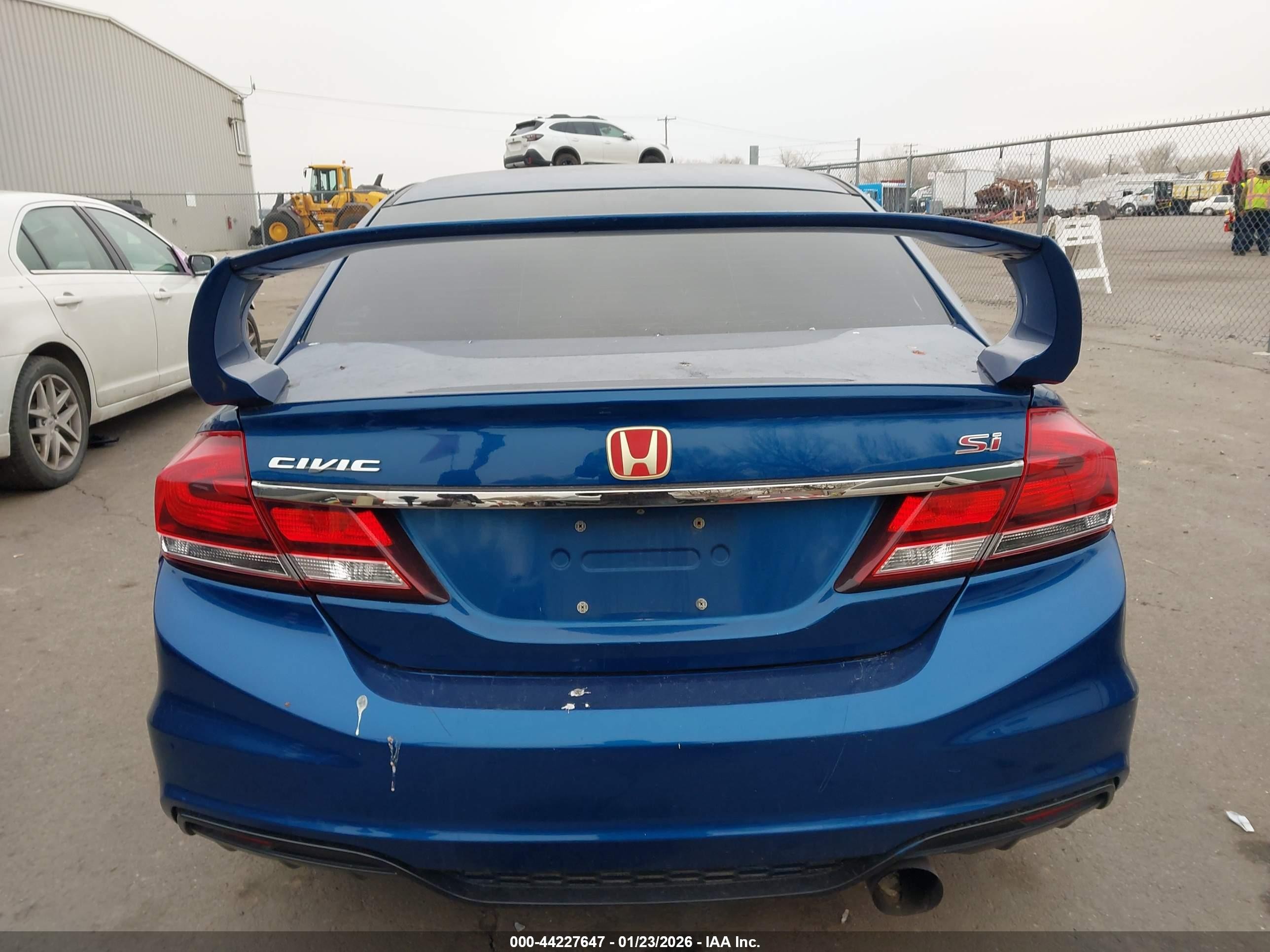 2013 Honda Civic Si Blue vin: 2HGFB6E58DH702176