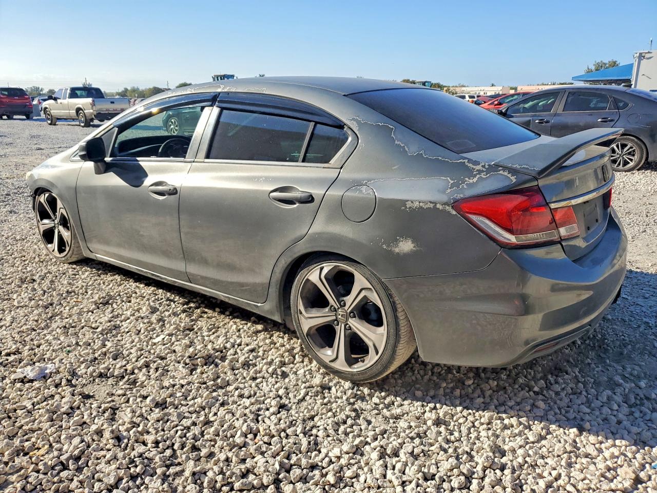 2013 Honda Civic Si Gray vin: 2HGFB6E58DH704249