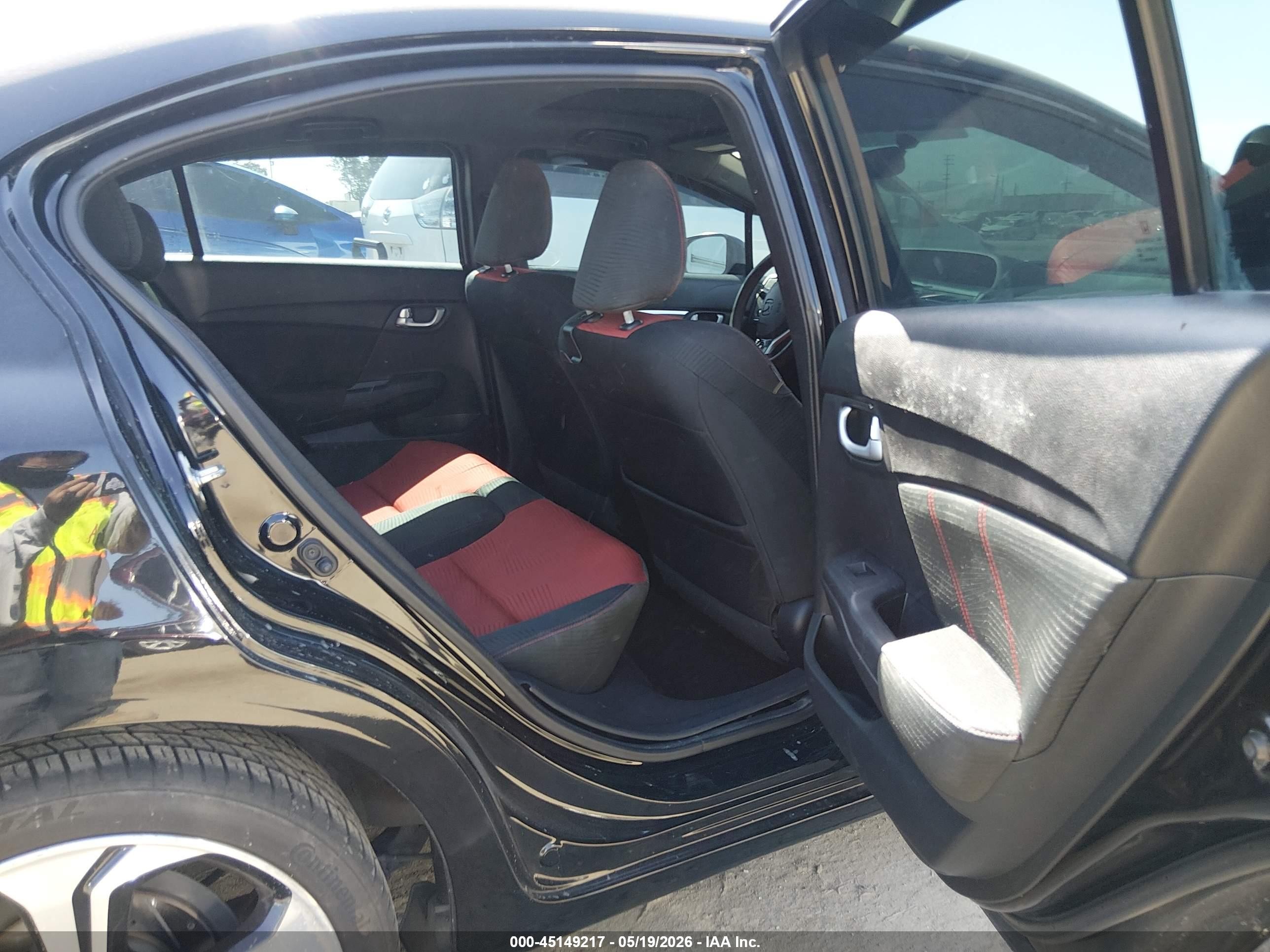 2014 Honda Civic Si Black vin: 2HGFB6E58EH704950