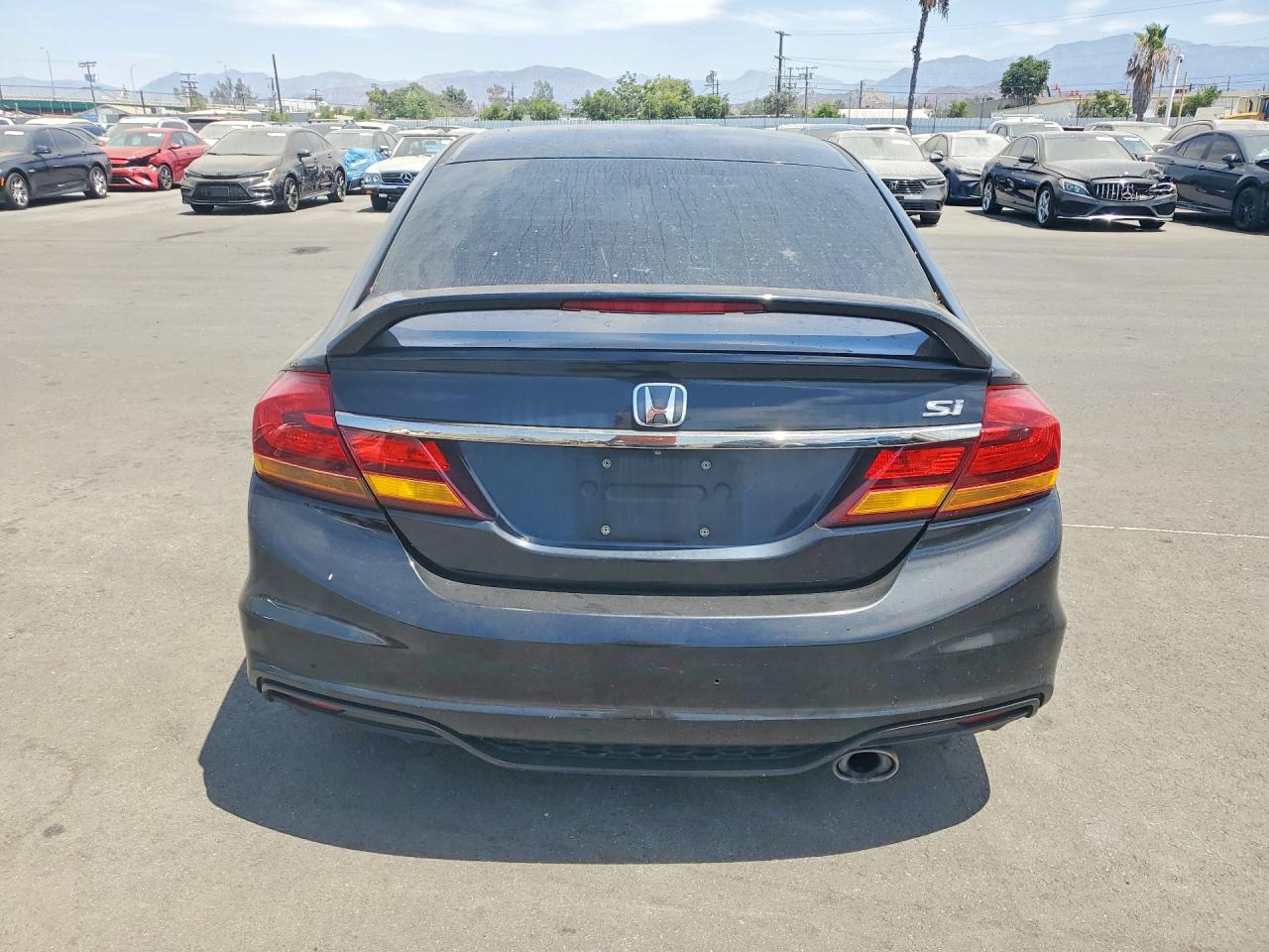 2015 Honda Civic Si Black vin: 2HGFB6E58FH702469