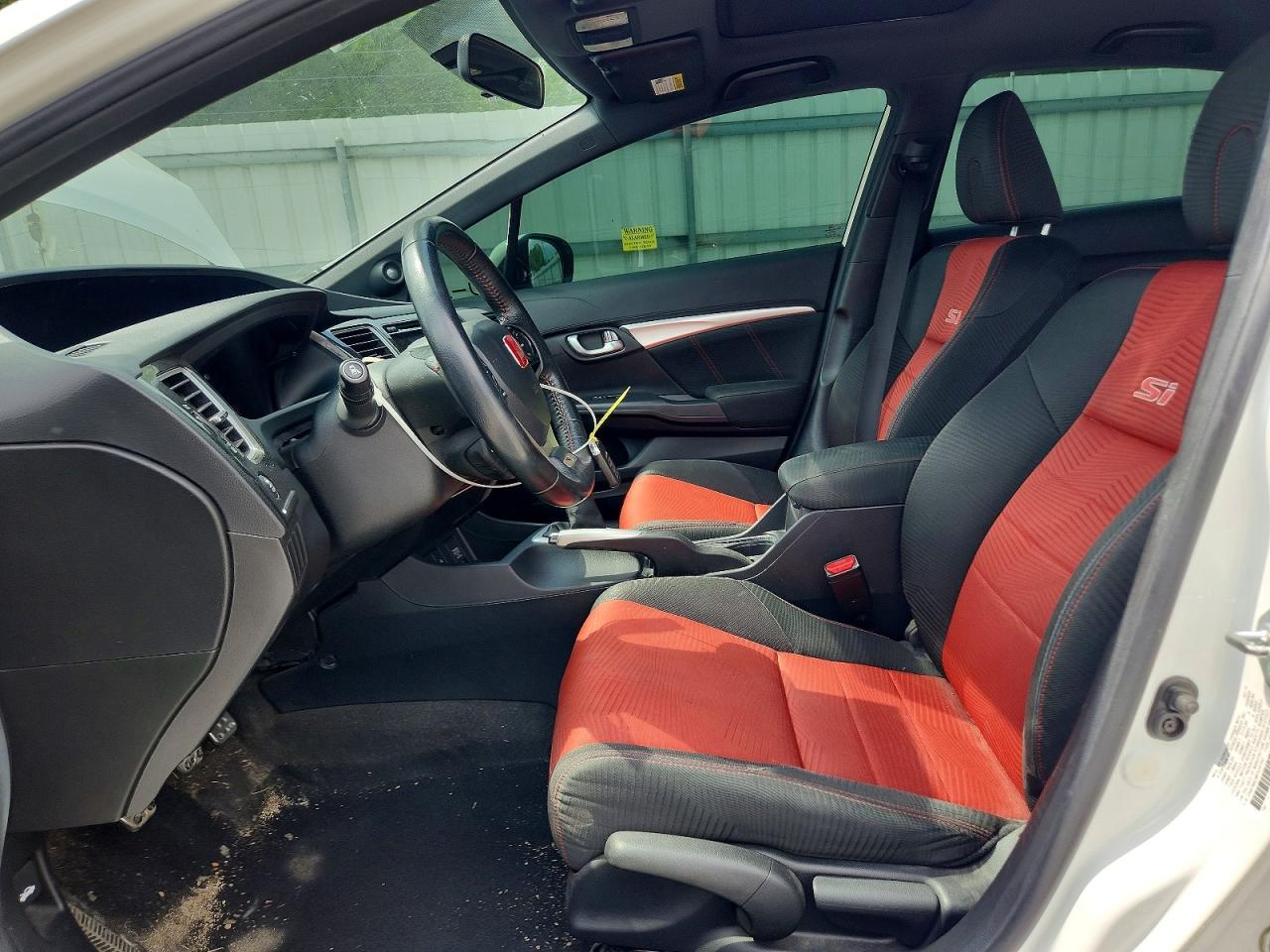 2015 Honda Civic Si Белый vin: 2HGFB6E58FH707347