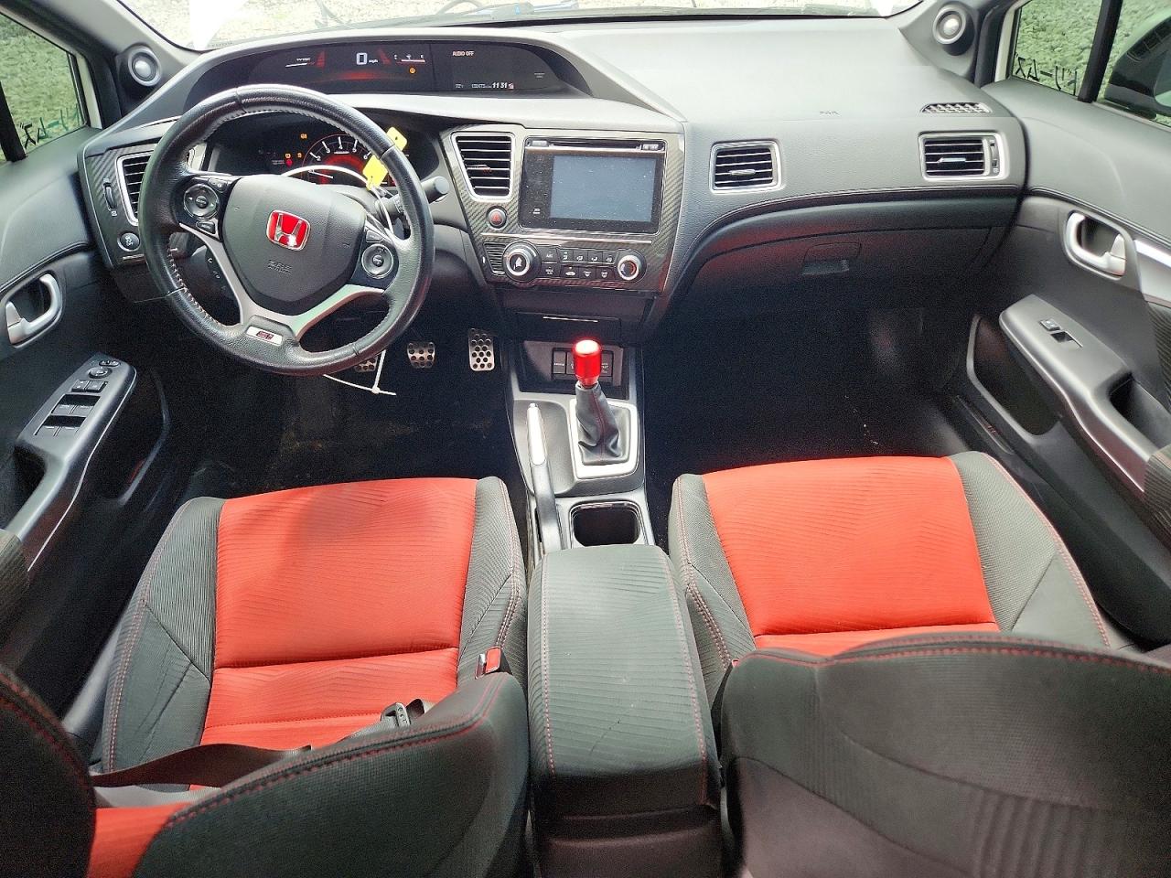 2015 Honda Civic Si Белый vin: 2HGFB6E58FH707347