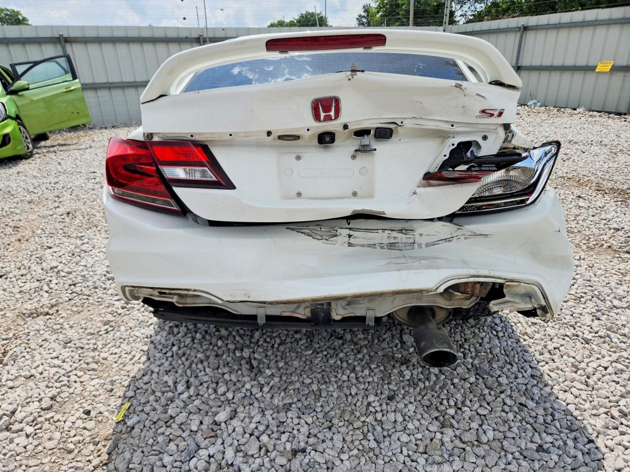2015 Honda Civic Si Белый vin: 2HGFB6E58FH707347