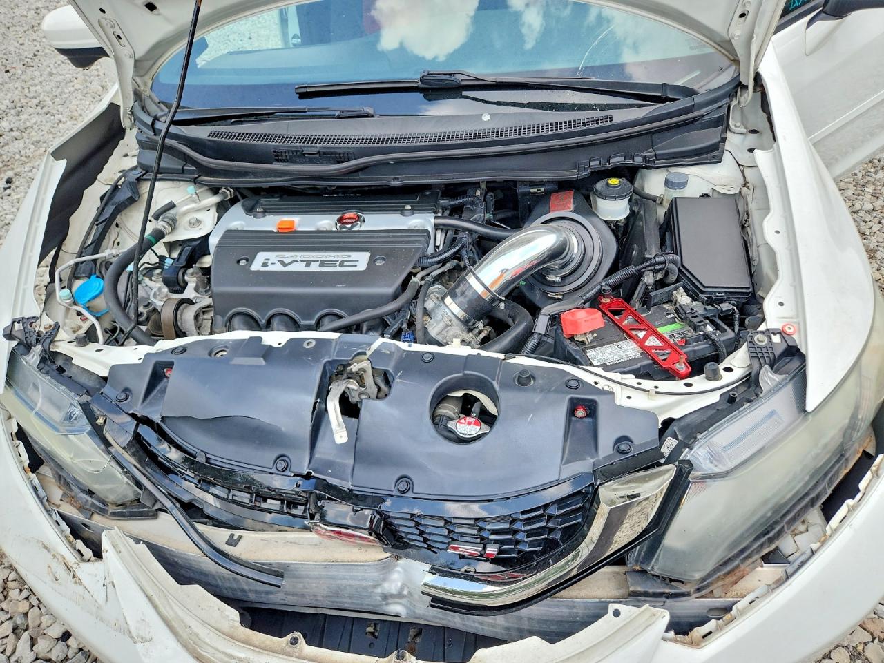 2015 Honda Civic Si Белый vin: 2HGFB6E58FH707347