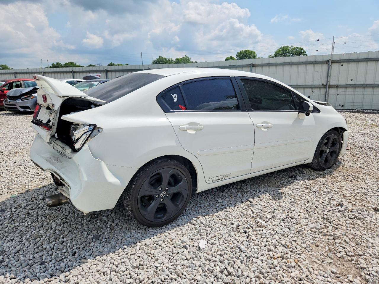 2015 Honda Civic Si Белый vin: 2HGFB6E58FH707347