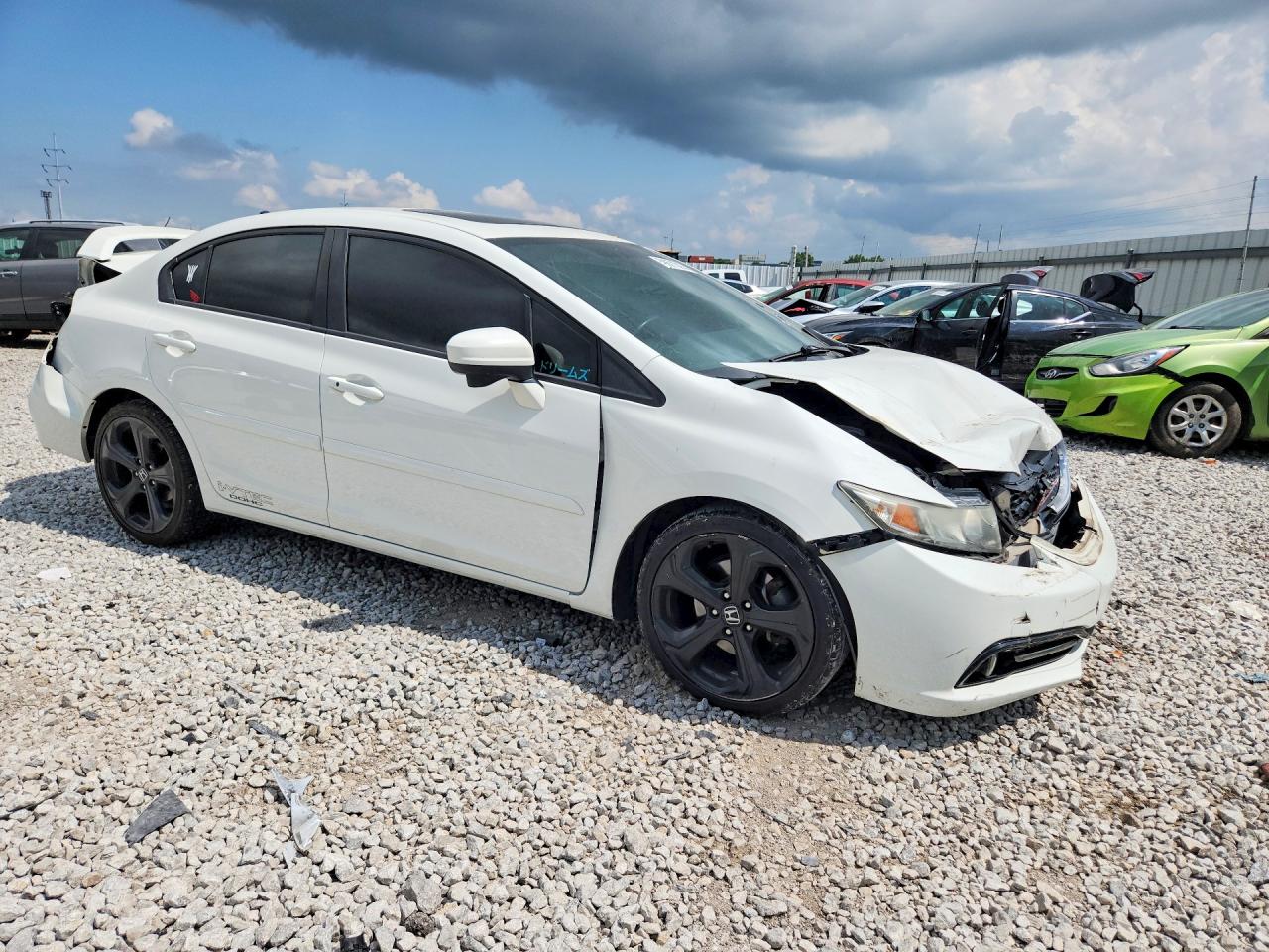 2015 Honda Civic Si Белый vin: 2HGFB6E58FH707347