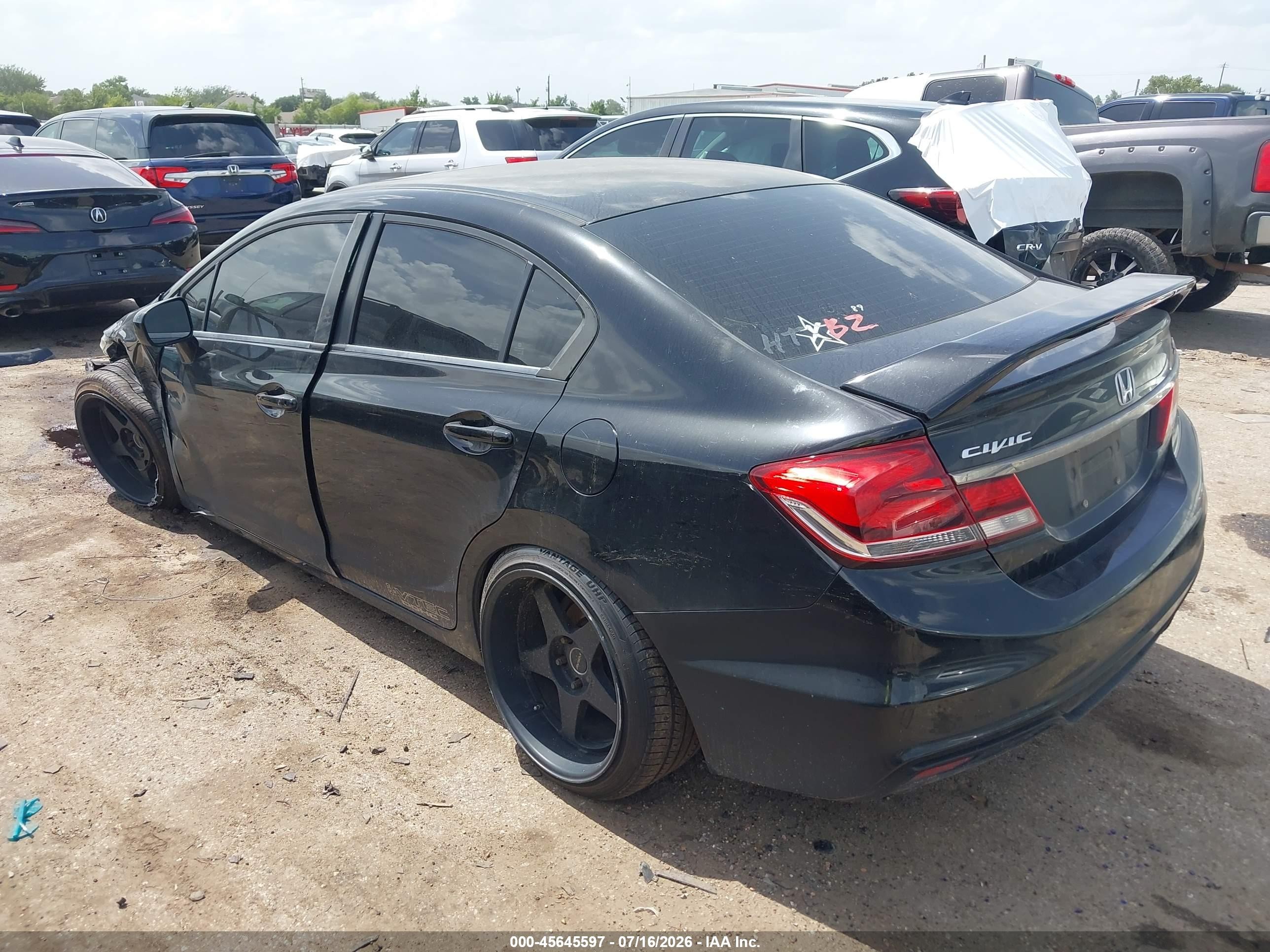 2015 Honda Civic Si Black vin: 2HGFB6E58FH708613