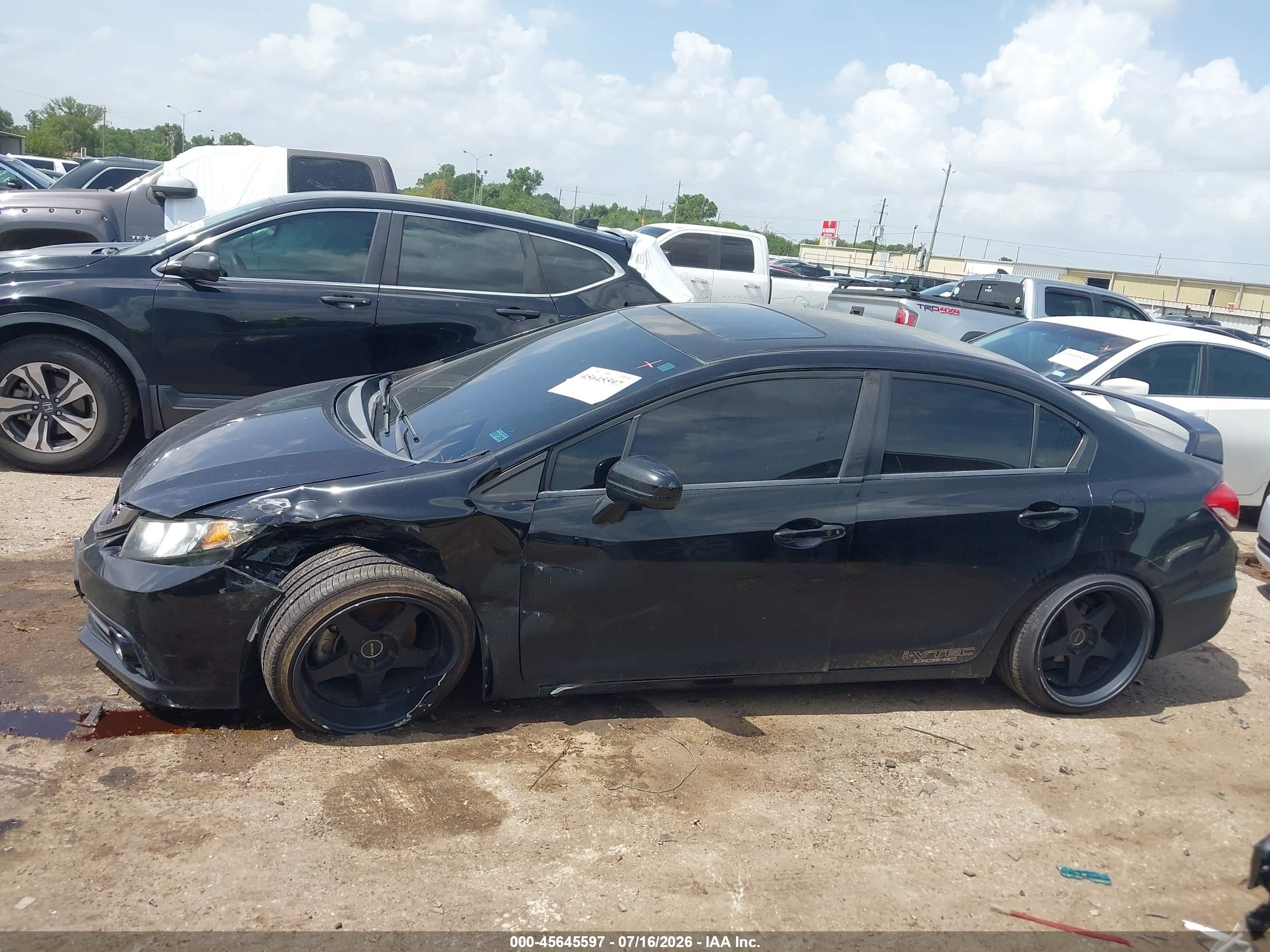 2015 Honda Civic Si Black vin: 2HGFB6E58FH708613