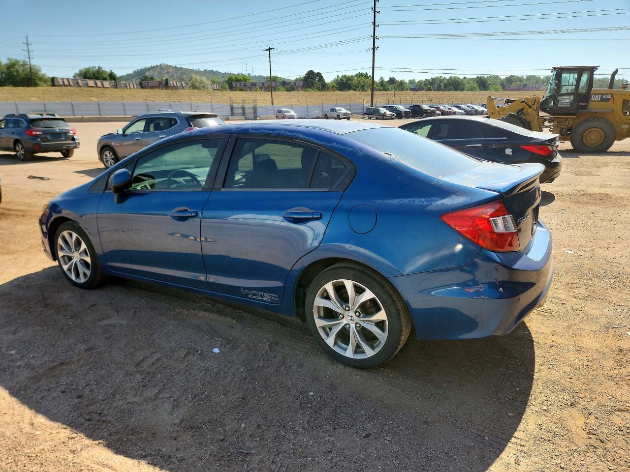 2012 Honda Civic Si Blue vin: 2HGFB6E59CH701147
