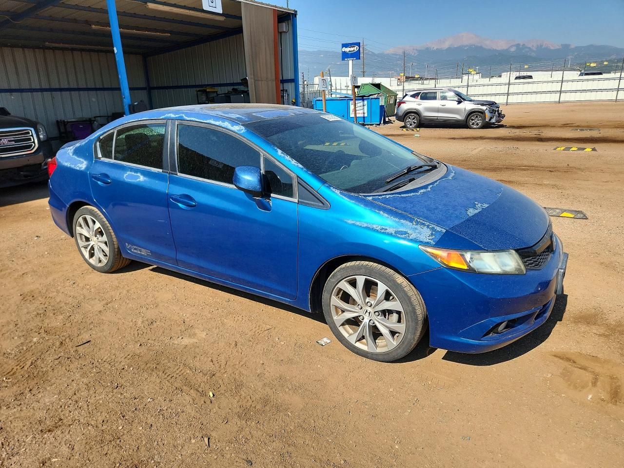 2012 Honda Civic Si Blue vin: 2HGFB6E59CH701147