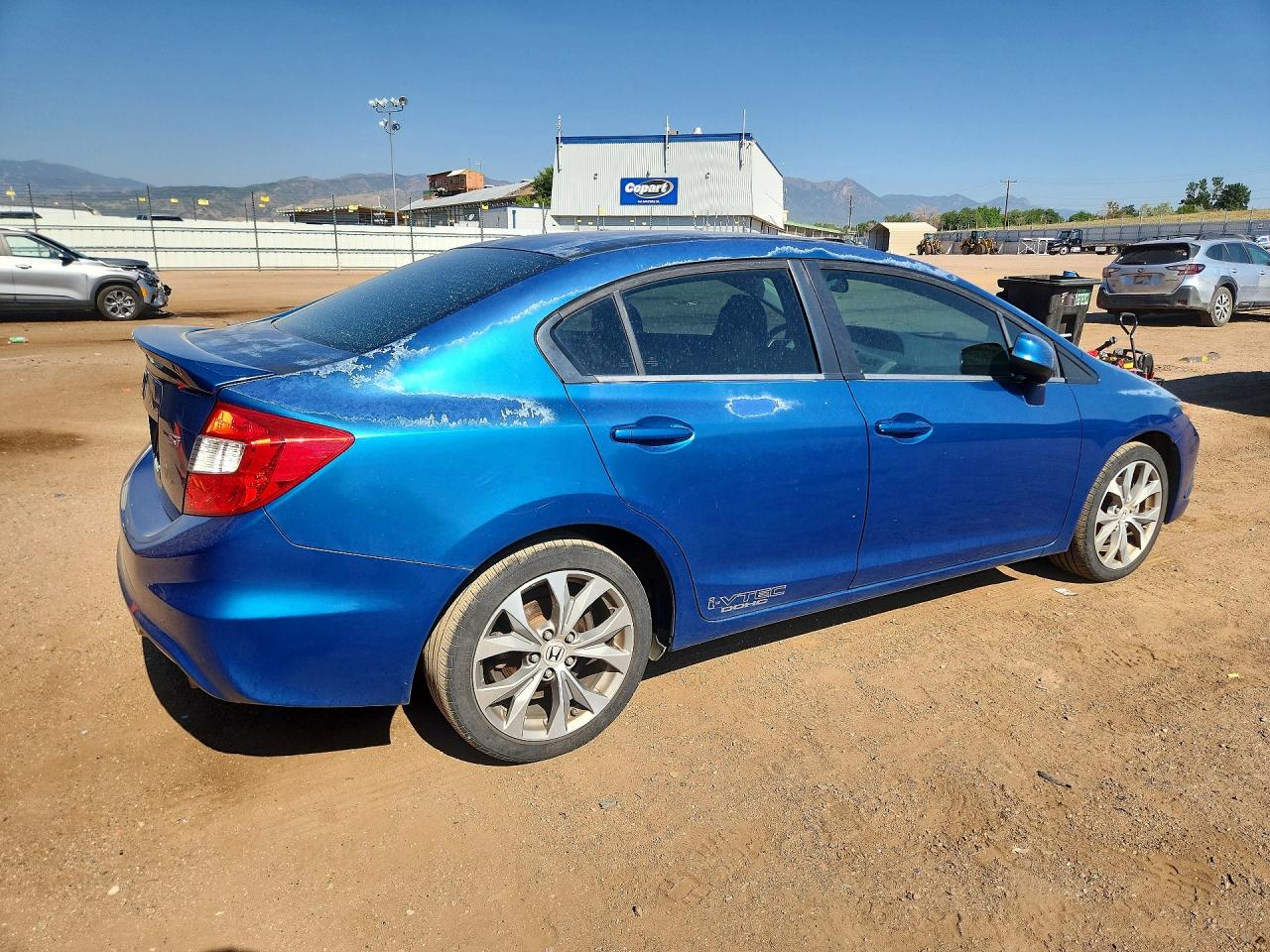 2012 Honda Civic Si Blue vin: 2HGFB6E59CH701147