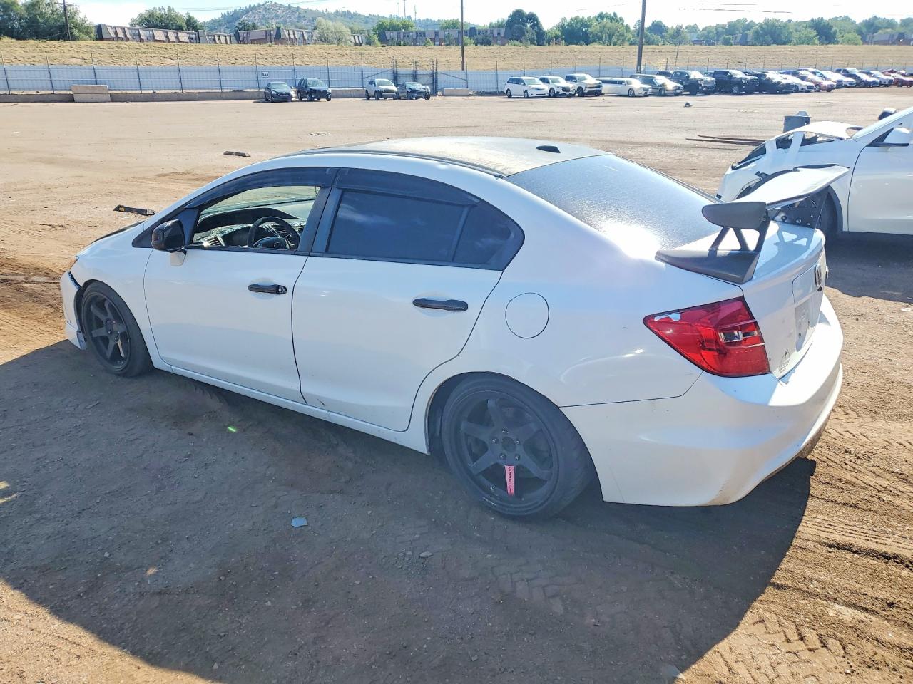 2012 Honda Civic Si White vin: 2HGFB6E59CH702847