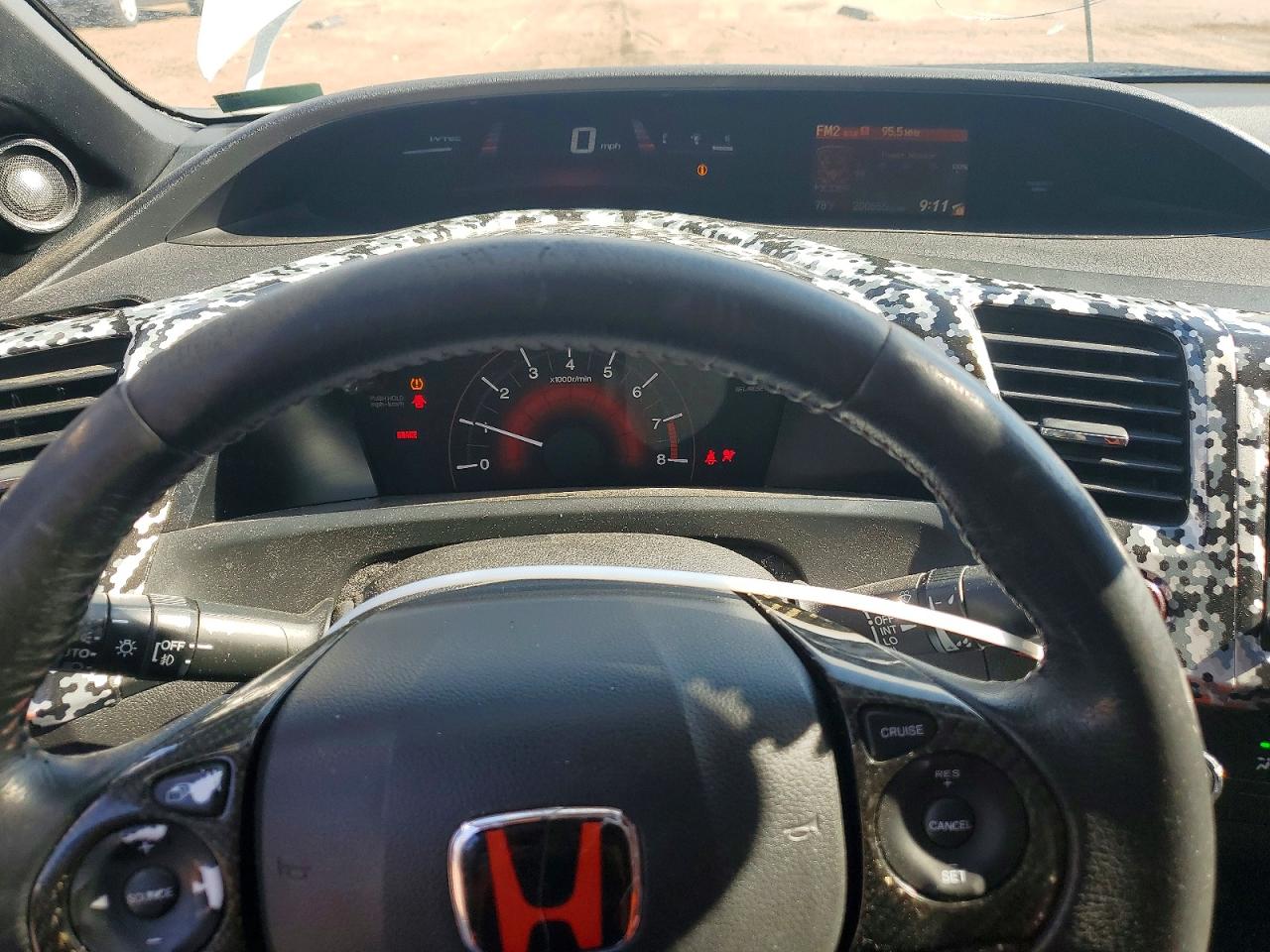 2012 Honda Civic Si White vin: 2HGFB6E59CH702847