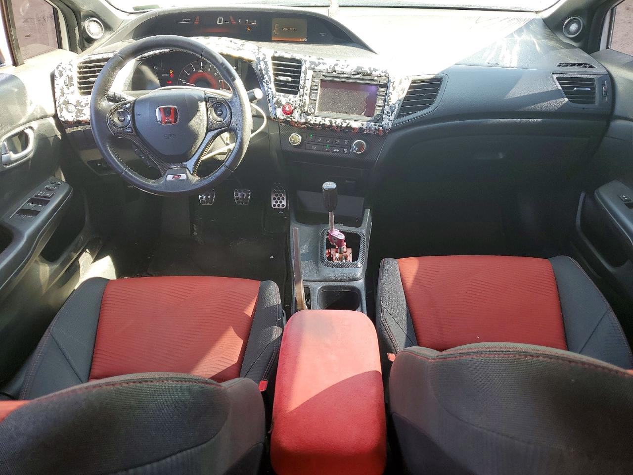 2012 Honda Civic Si White vin: 2HGFB6E59CH702847