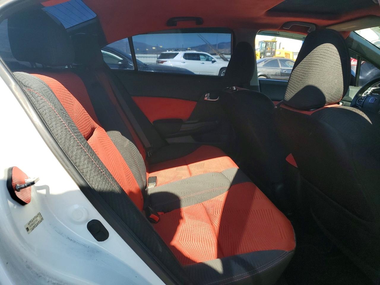 2012 Honda Civic Si White vin: 2HGFB6E59CH702847