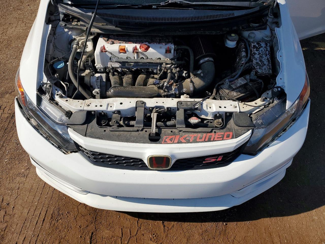2012 Honda Civic Si White vin: 2HGFB6E59CH702847