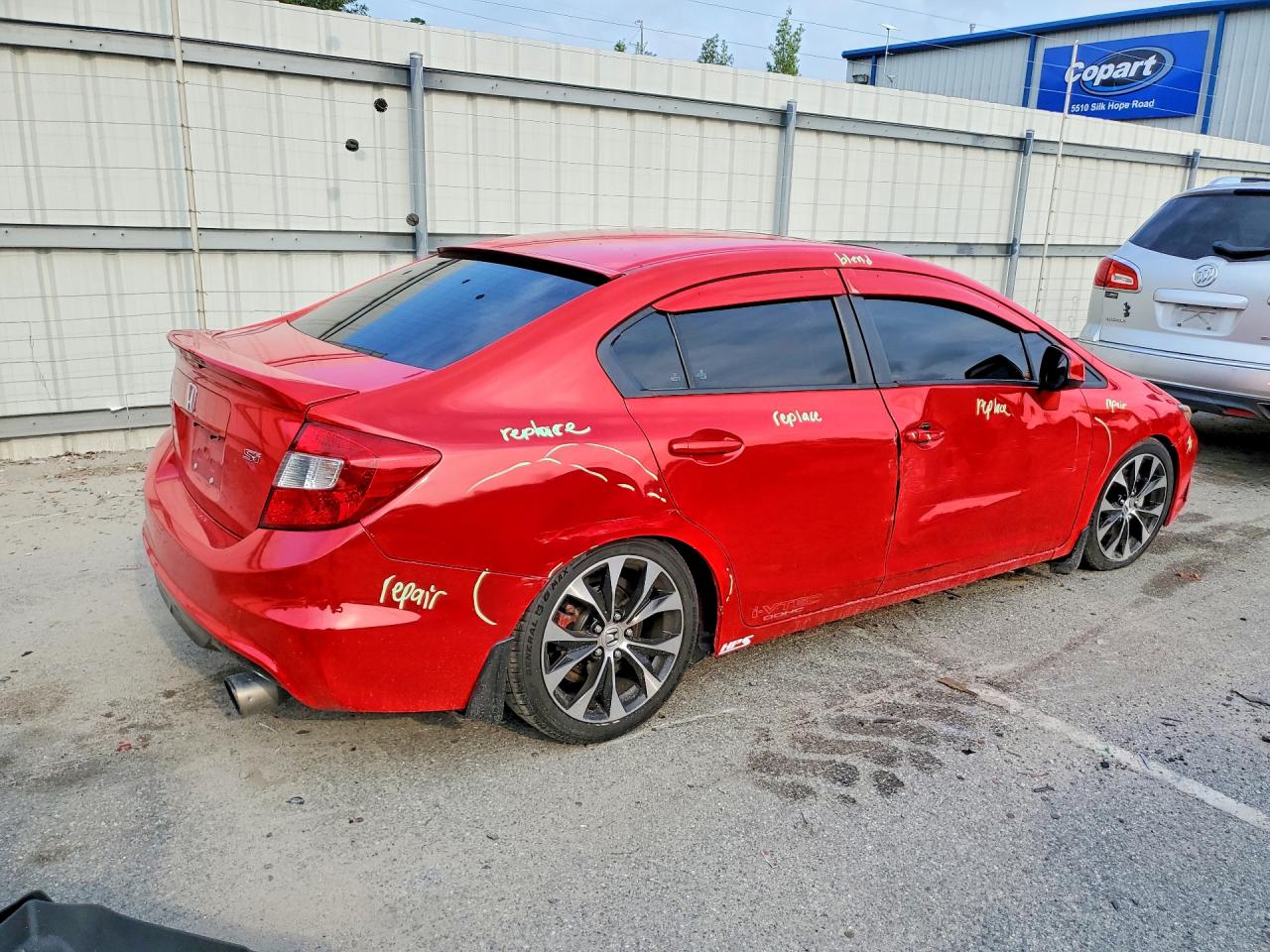 2012 Honda Civic Si Red vin: 2HGFB6E59CH706218