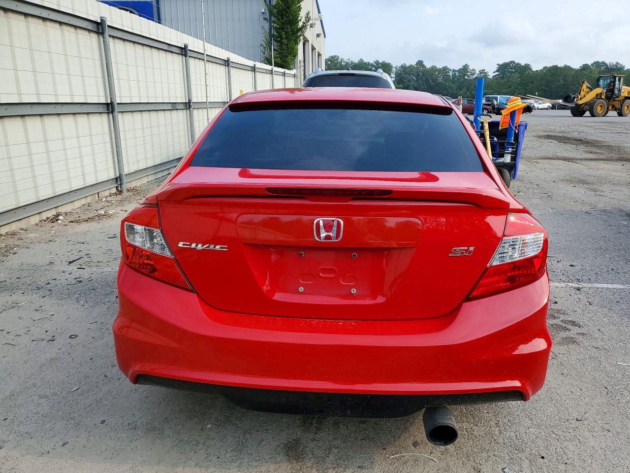 2012 Honda Civic Si Red vin: 2HGFB6E59CH706218