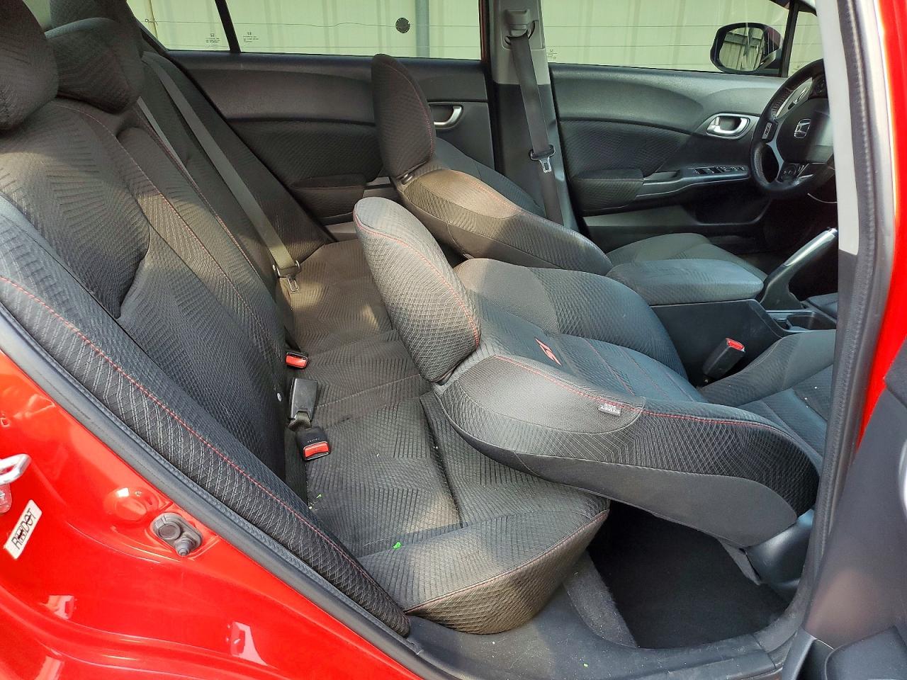 2012 Honda Civic Si Red vin: 2HGFB6E59CH706218