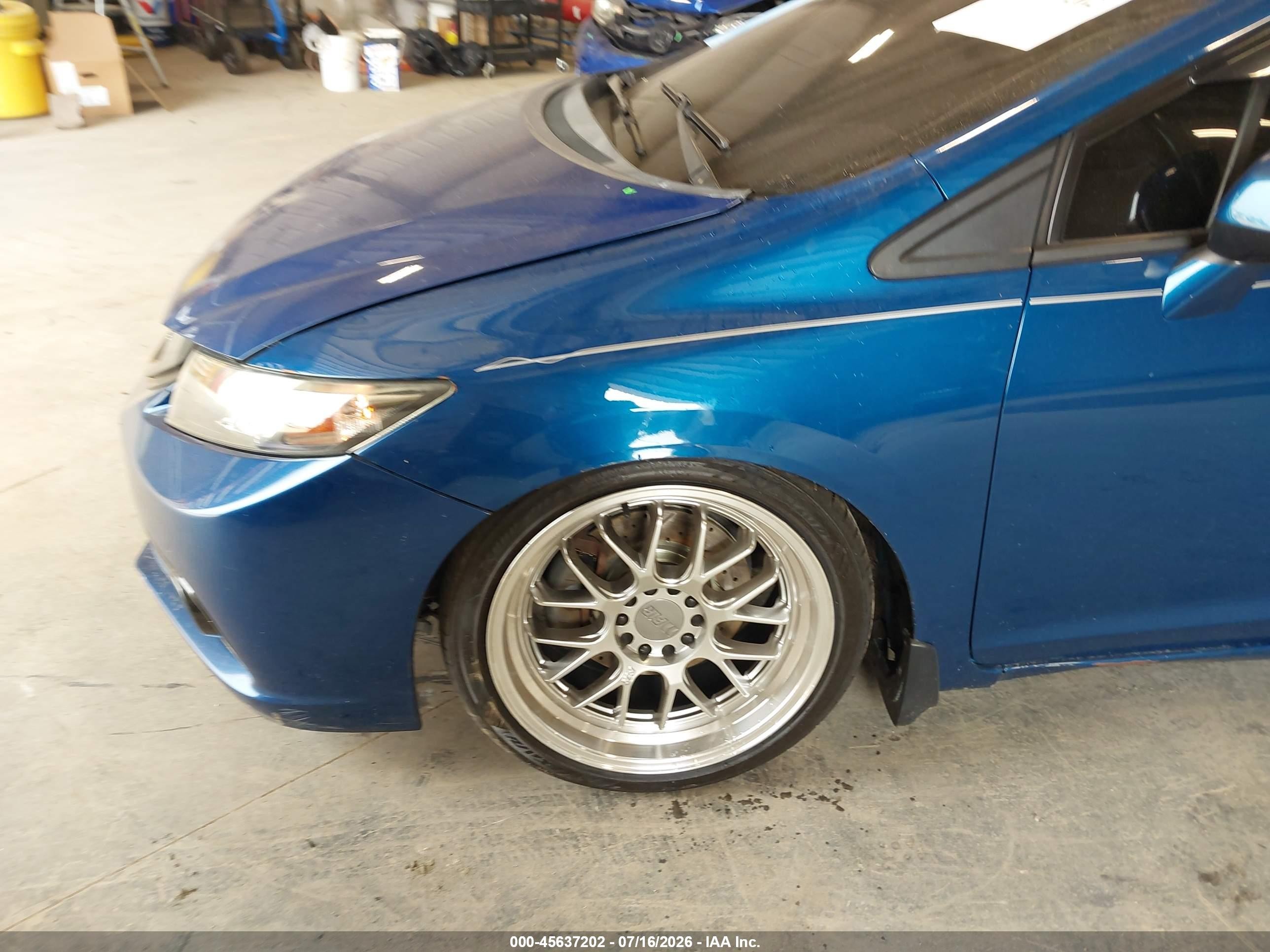 2013 Honda Civic Si Blue vin: 2HGFB6E59DH706625