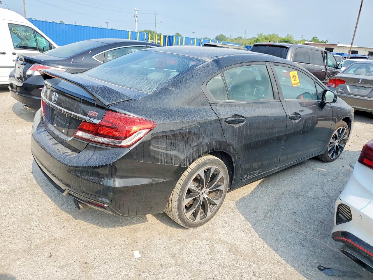 2013 Honda Civic Si Black vin: 2HGFB6E59DH707774