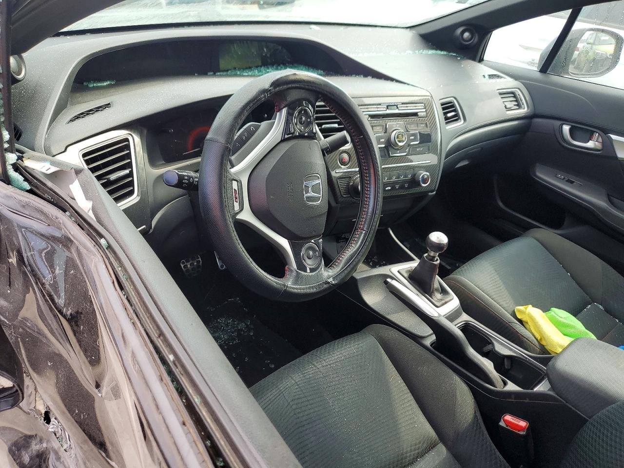 2013 Honda Civic Si Black vin: 2HGFB6E59DH707774