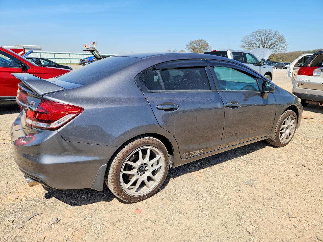 2013 Honda Civic Si Серый vin: 2HGFB6E59DH710691
