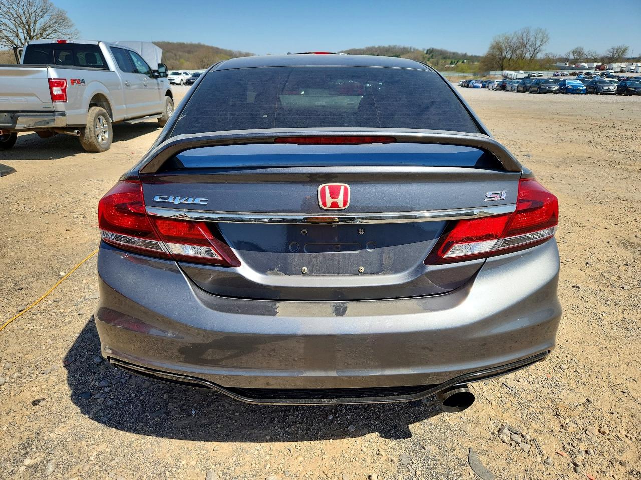 2013 Honda Civic Si Серый vin: 2HGFB6E59DH710691