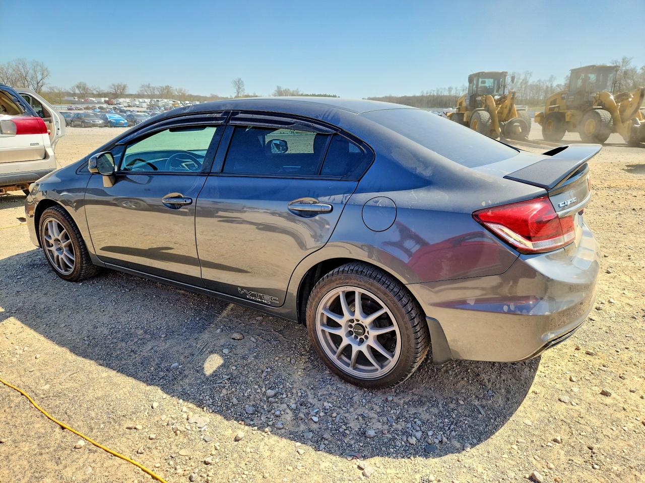 2013 Honda Civic Si Серый vin: 2HGFB6E59DH710691