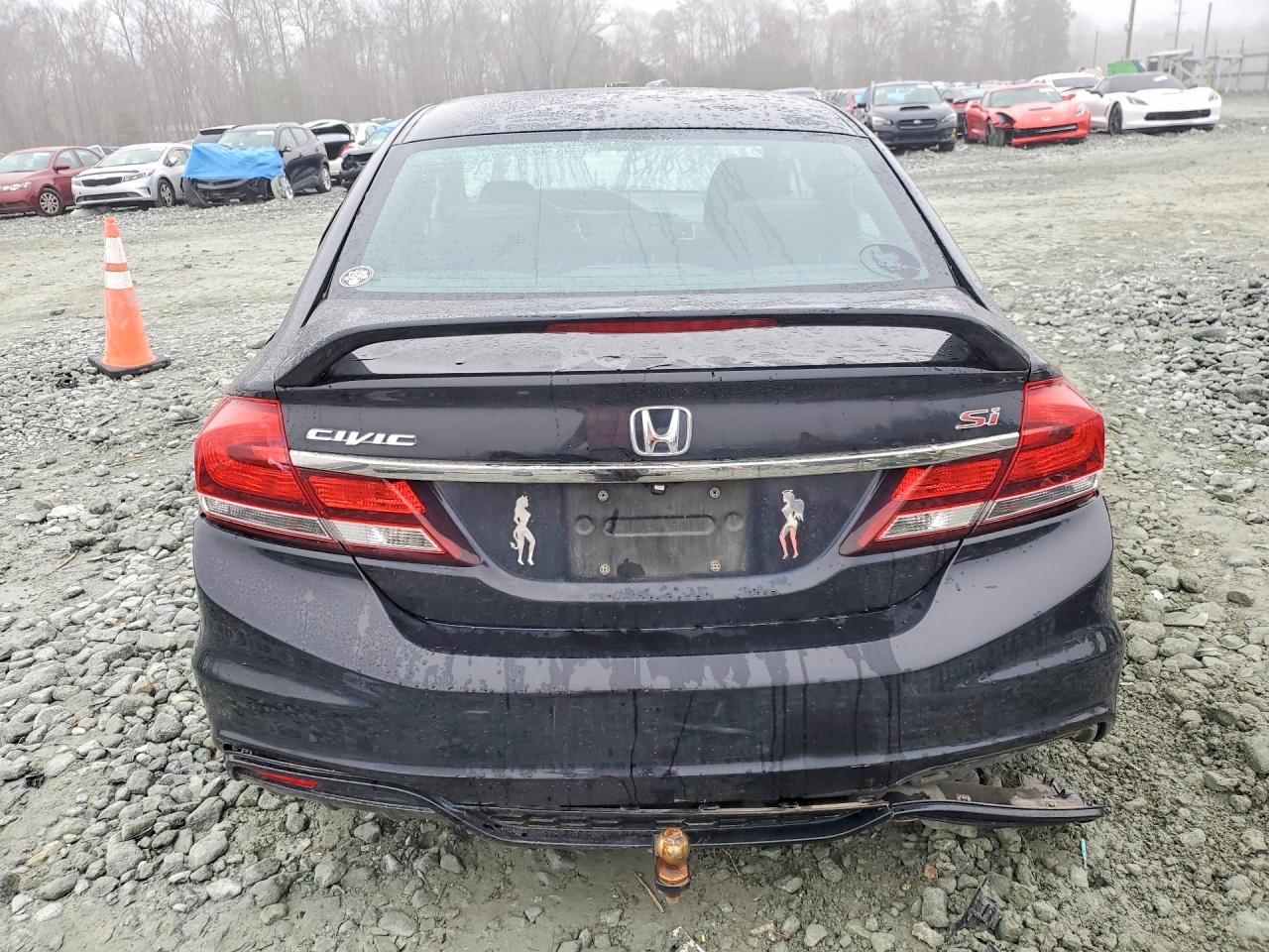 2014 Honda Civic Si Черный vin: 2HGFB6E59EH703340