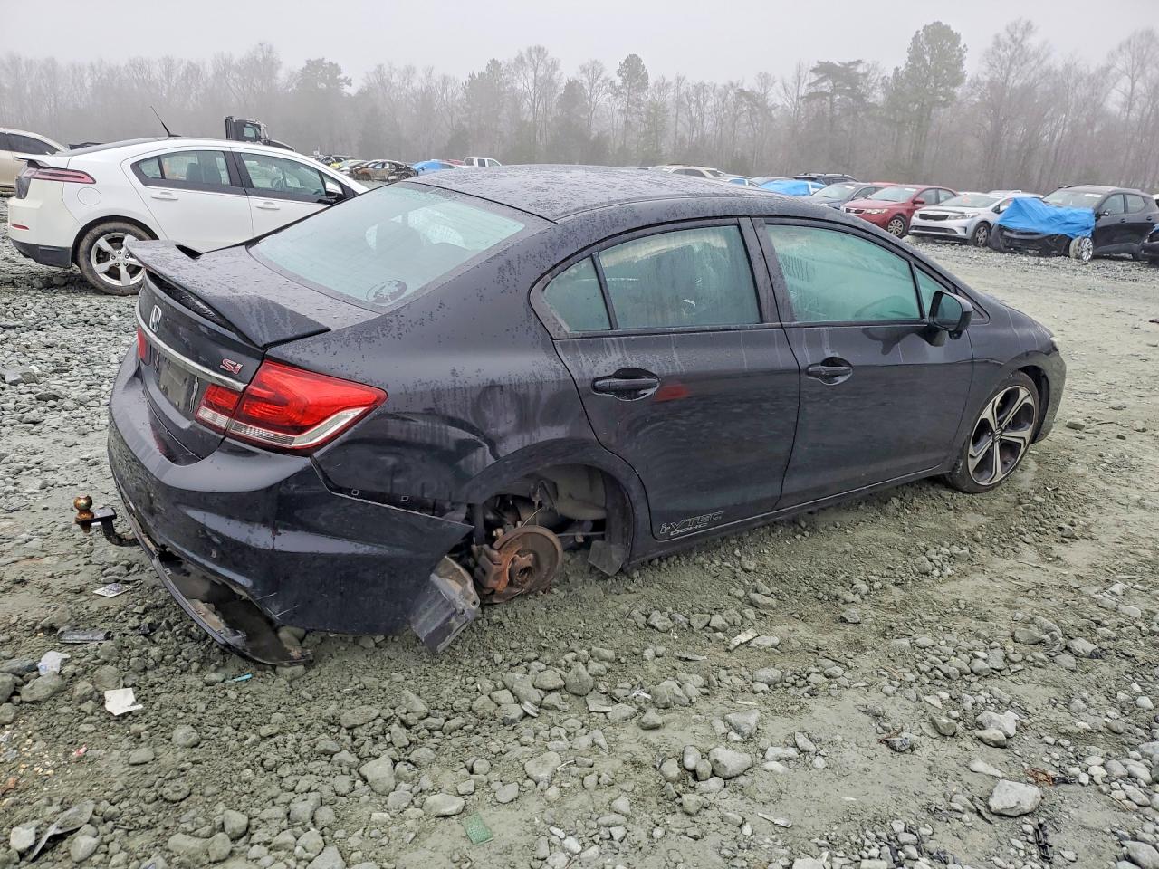 2014 Honda Civic Si Черный vin: 2HGFB6E59EH703340