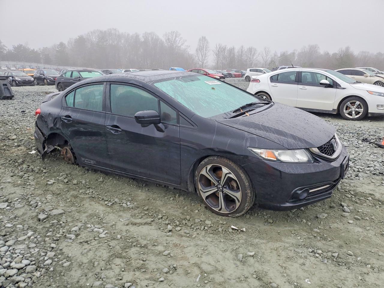2014 Honda Civic Si Черный vin: 2HGFB6E59EH703340