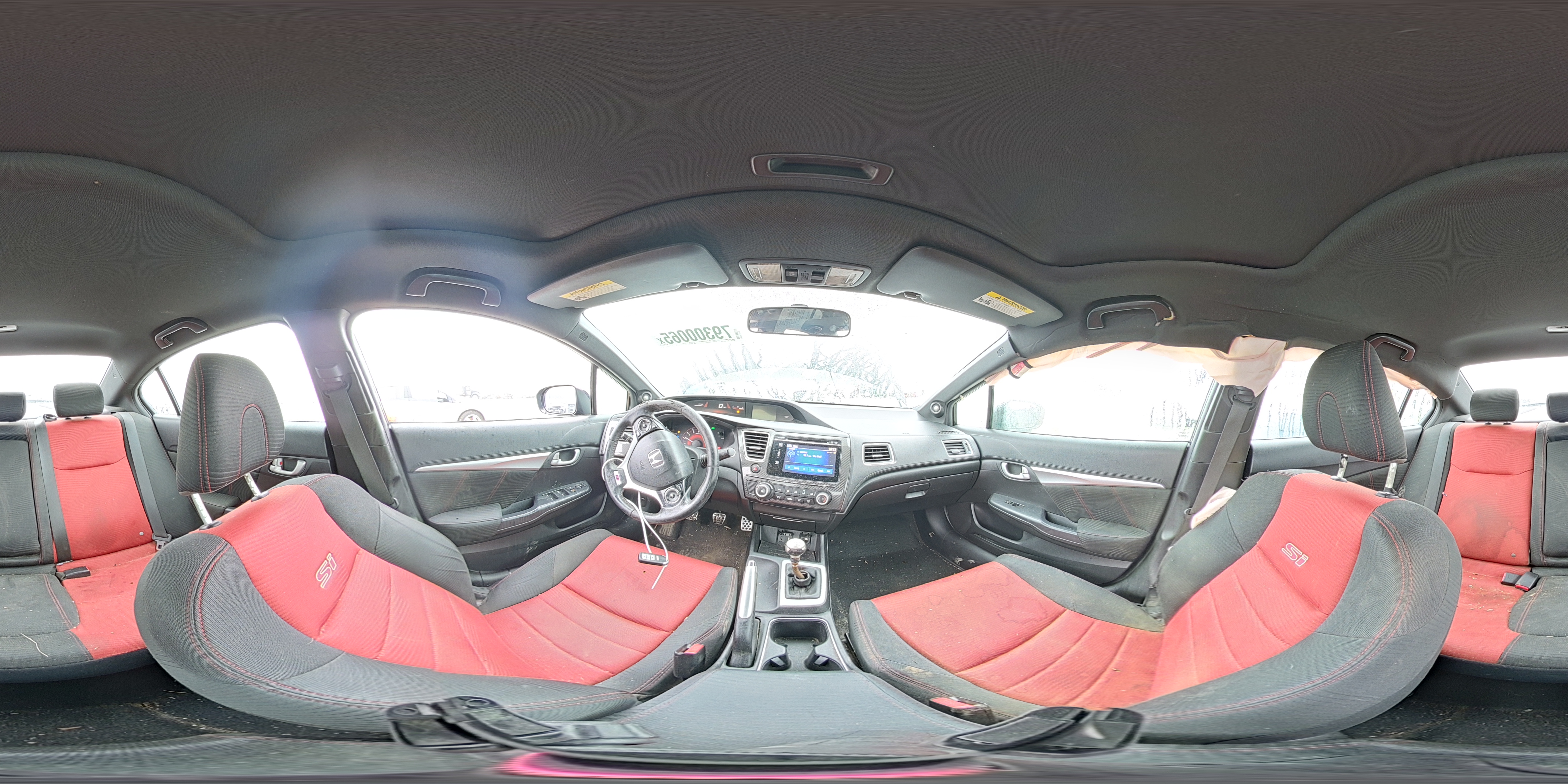 2014 Honda Civic Si Черный vin: 2HGFB6E59EH703340