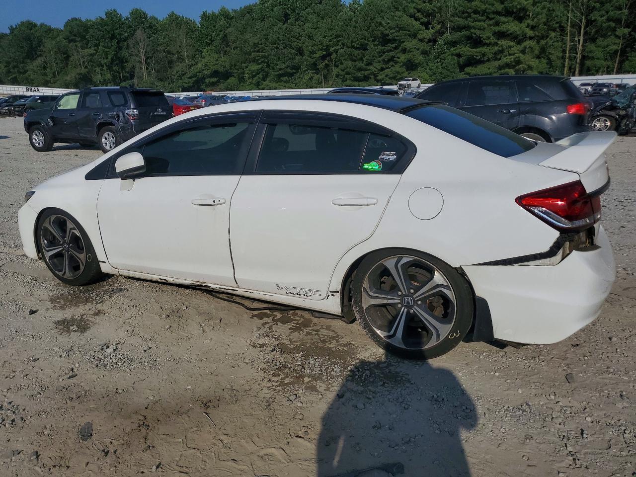 2014 Honda Civic Si White vin: 2HGFB6E59EH703435