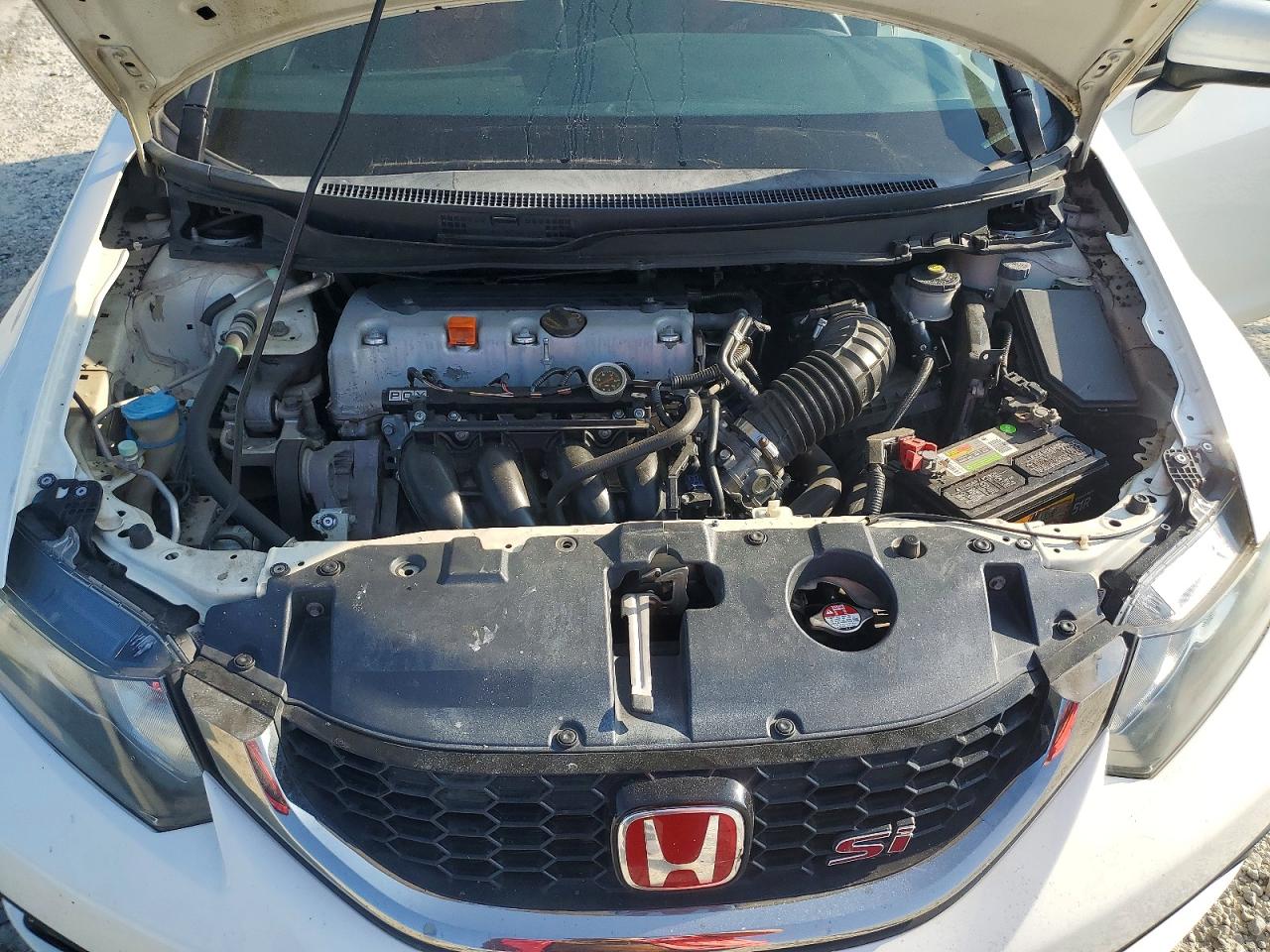 2014 Honda Civic Si White vin: 2HGFB6E59EH703435