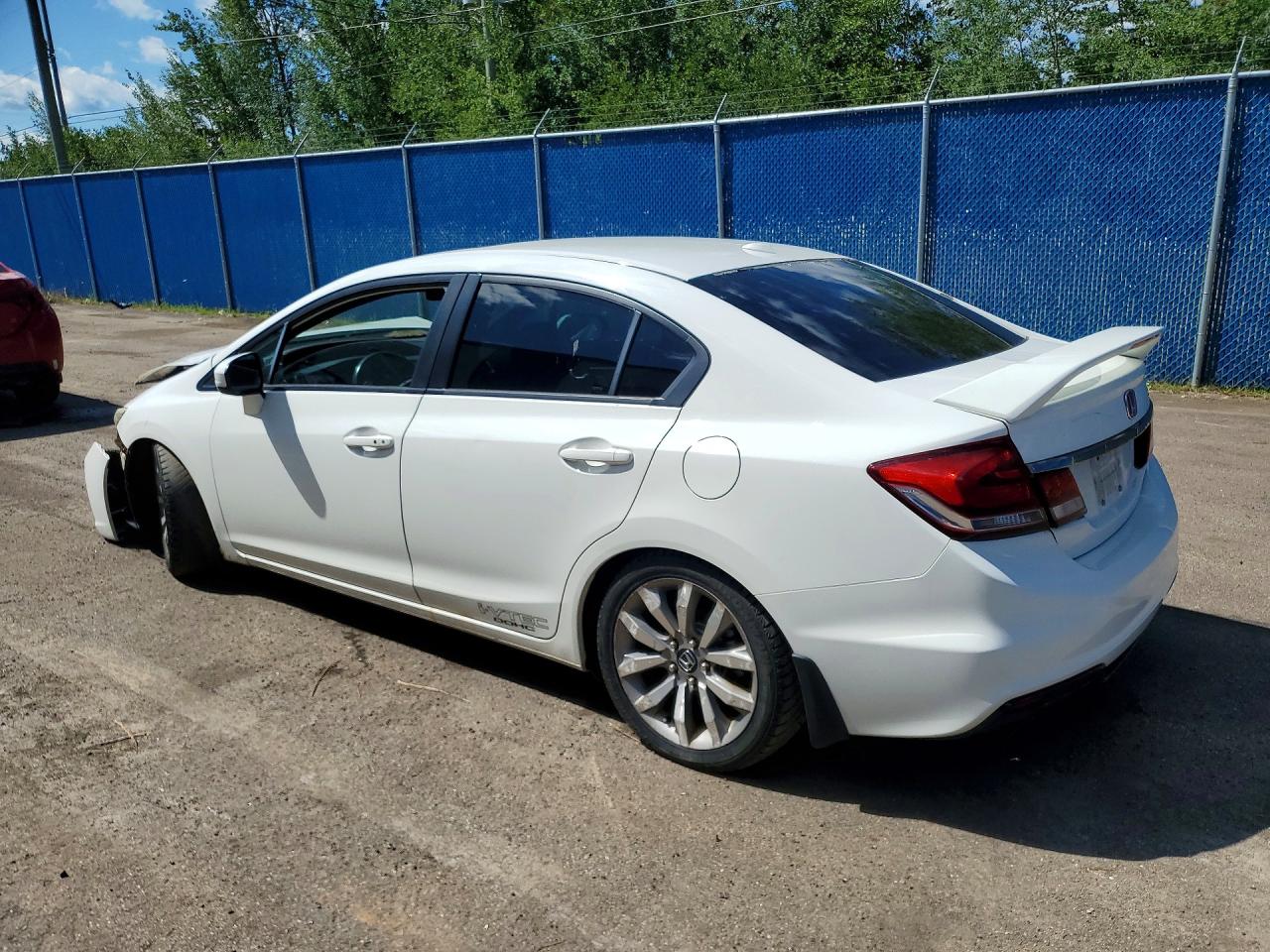 2015 Honda Civic Si White vin: 2HGFB6E59FH200005