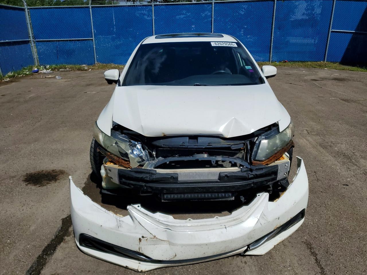 2015 Honda Civic Si White vin: 2HGFB6E59FH200005