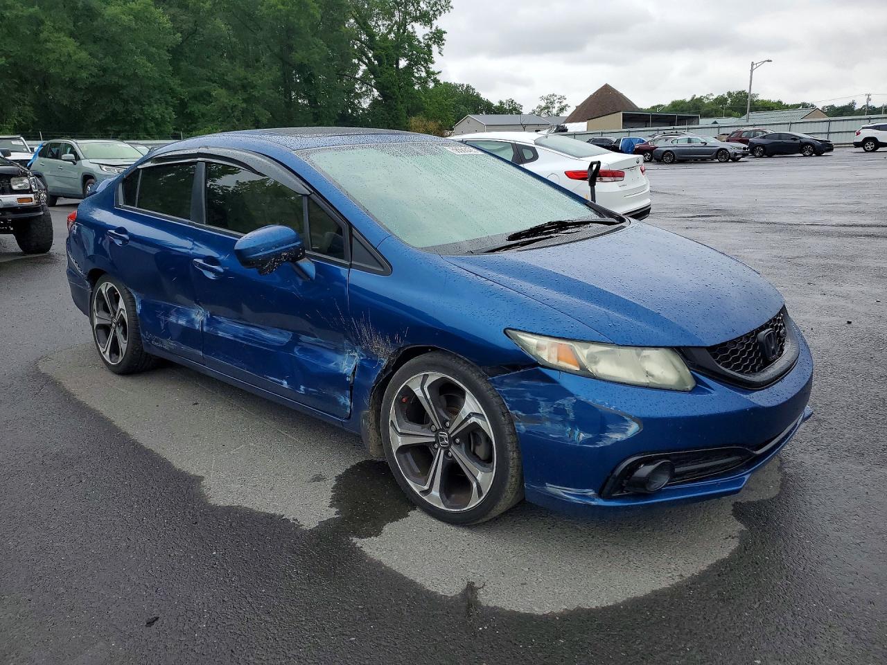 2015 Honda Civic Si Blue vin: 2HGFB6E59FH701718