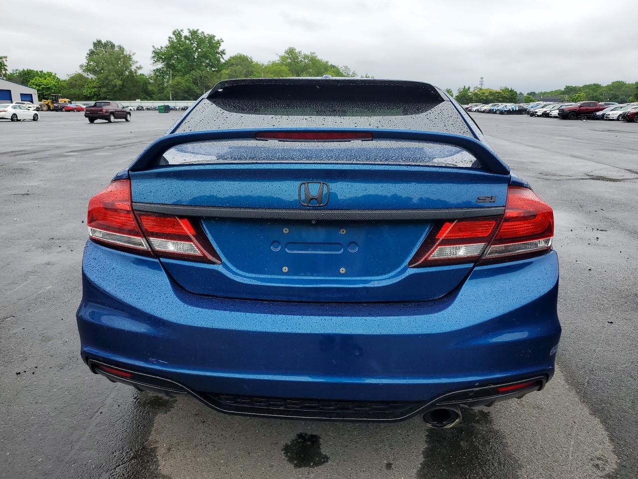 2015 Honda Civic Si Blue vin: 2HGFB6E59FH701718