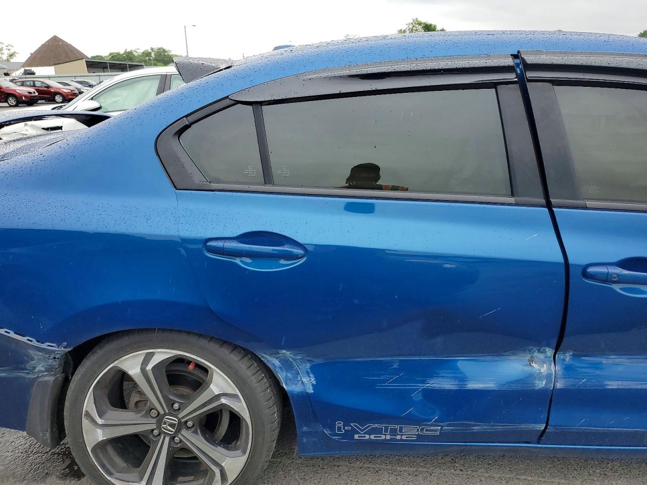 2015 Honda Civic Si Blue vin: 2HGFB6E59FH701718