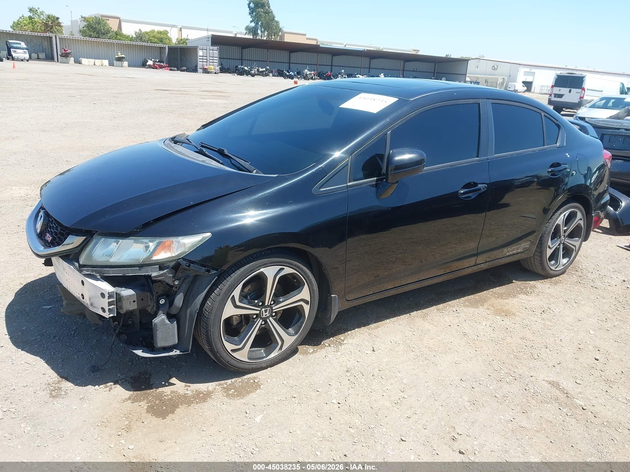 2015 Honda Civic Si Black vin: 2HGFB6E59FH703811